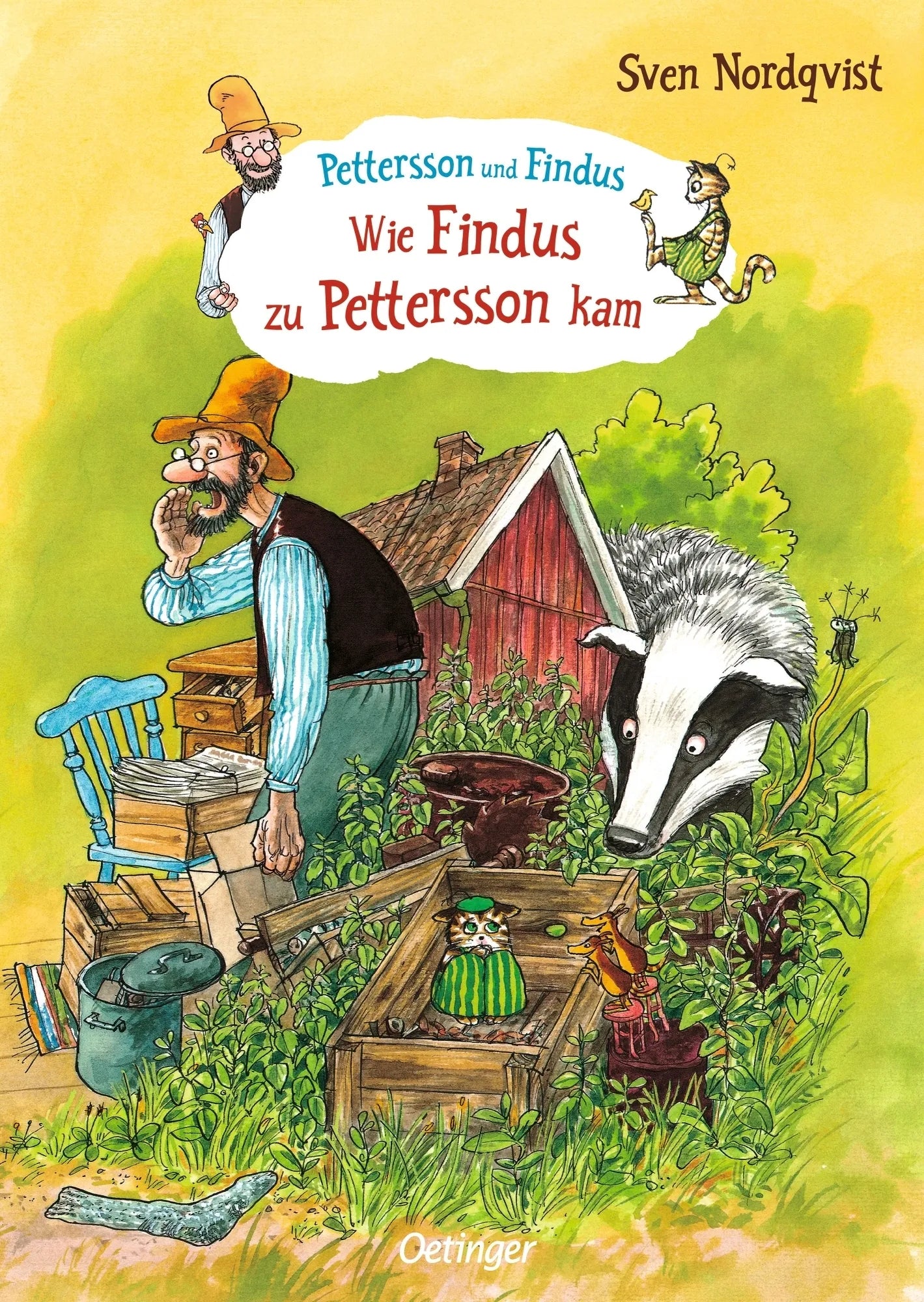 Buchcover von 'Pettersson und Findus. Wie Findus zu Pettersson kam' - Gebundene Ausgabe von Sven Nordqvist