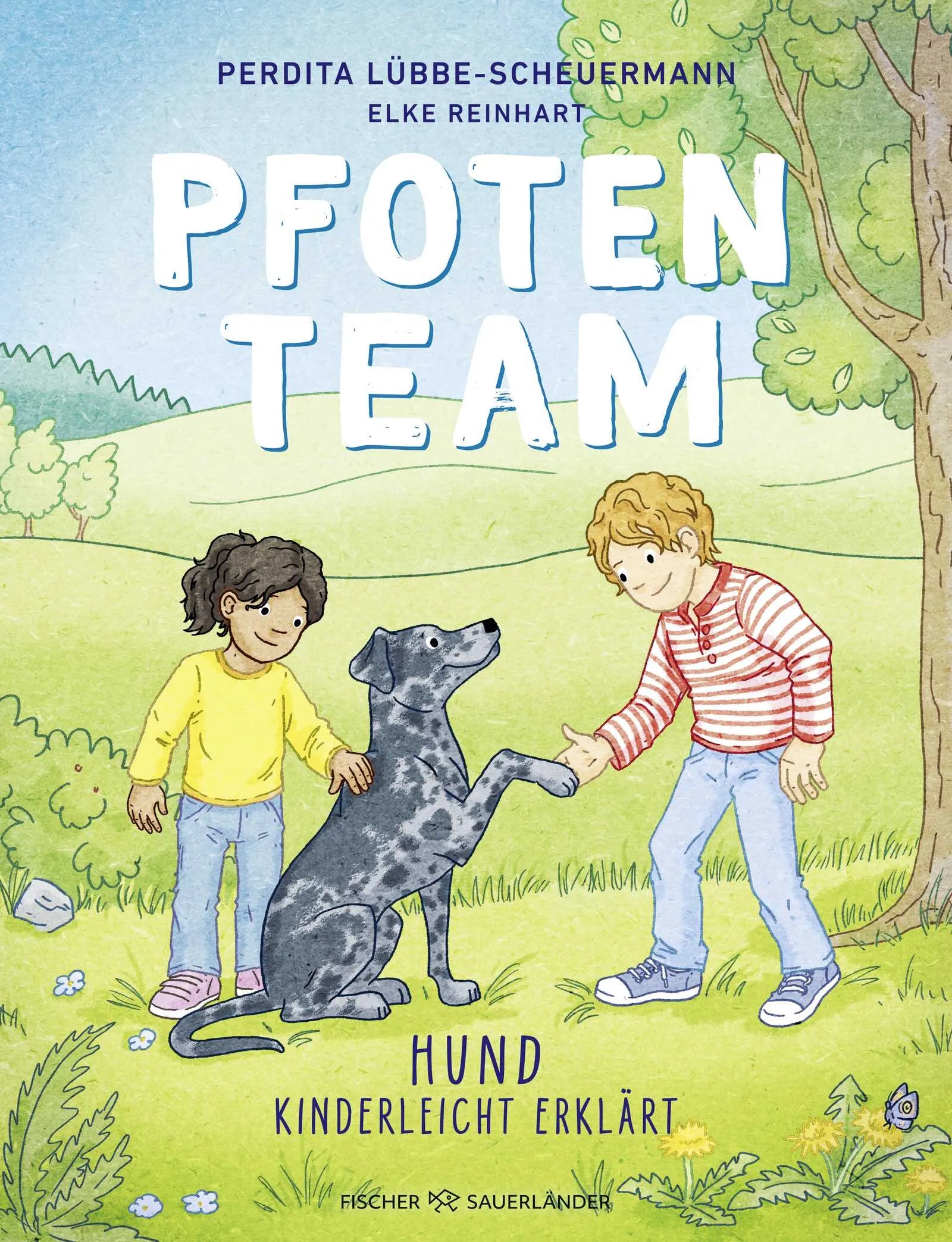 Buchcover von 'Pfotenteam' - Gebundene Ausgabe von Perdita Lübbe-Scheuermann