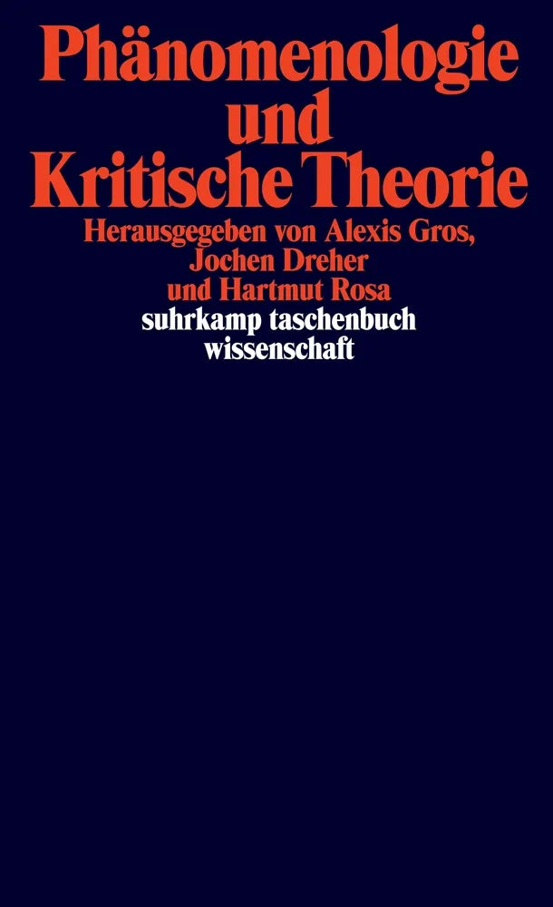 Cover: Phänomenologie und Kritische Theorie (E-Book)