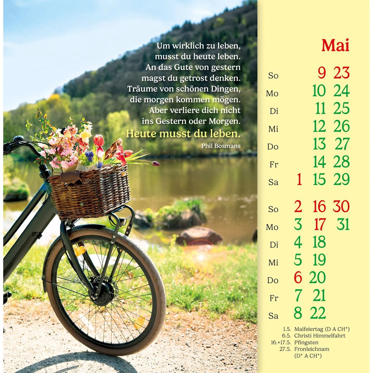 Phil Bosmans Postkartenkalender 2027 – Ansicht
