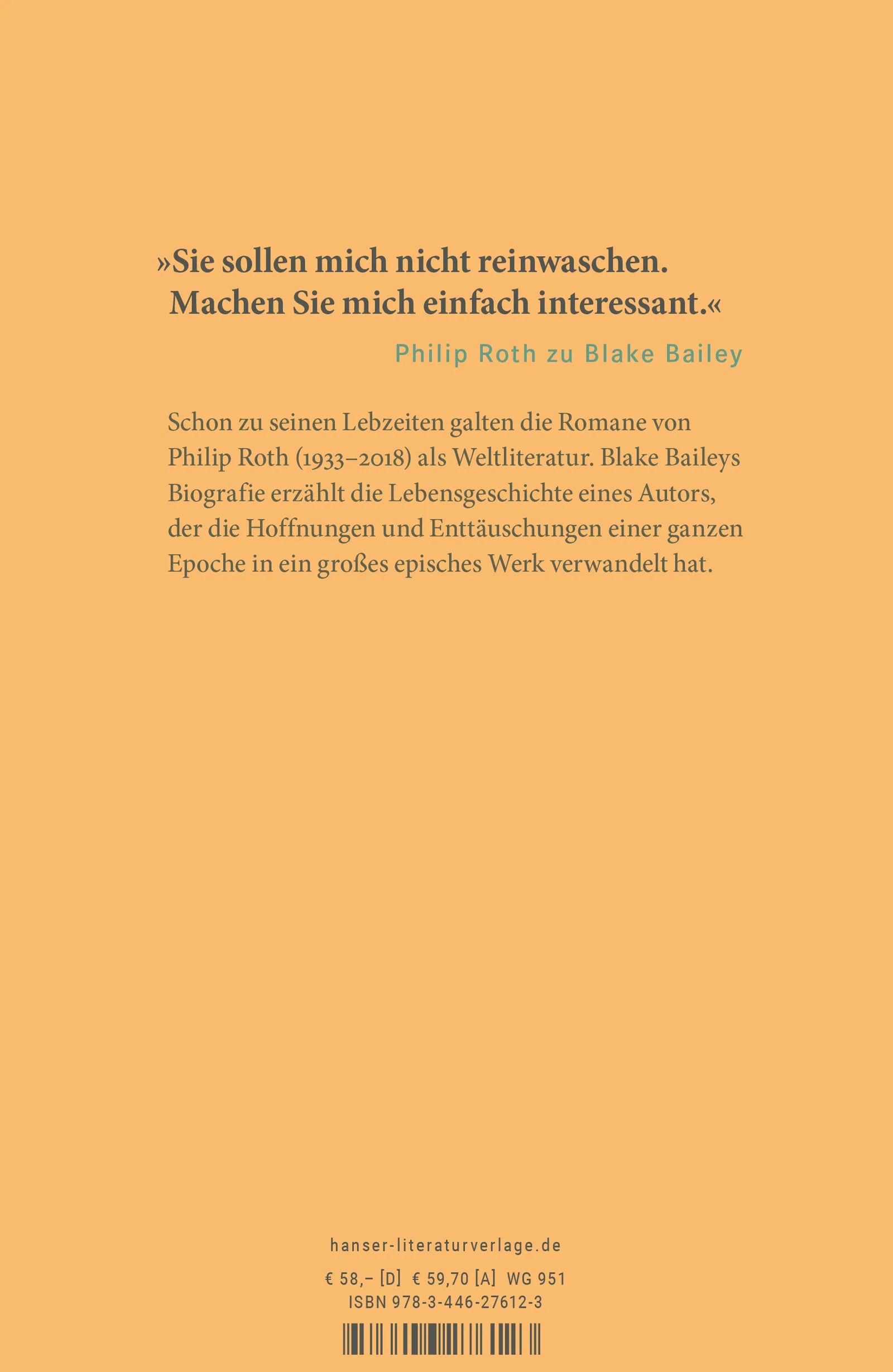 Produktansicht: Philip Roth (Gebundene Ausgabe)