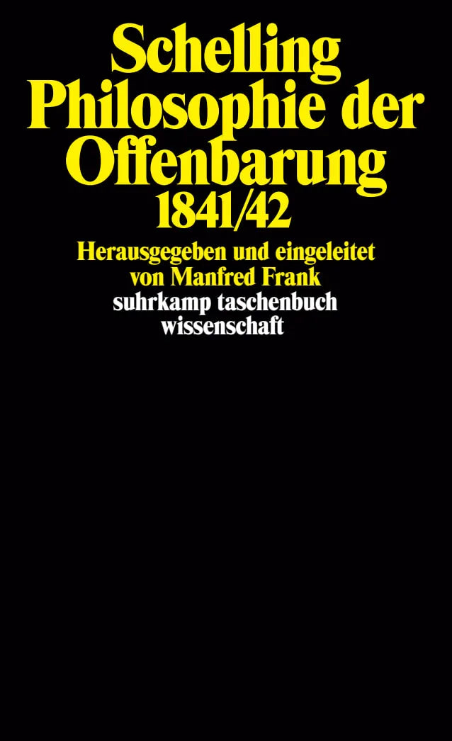 Buchcover von 'Philosophie der Offenbarung' - Taschenbuch von Friedrich Wilhelm Joseph Schelling