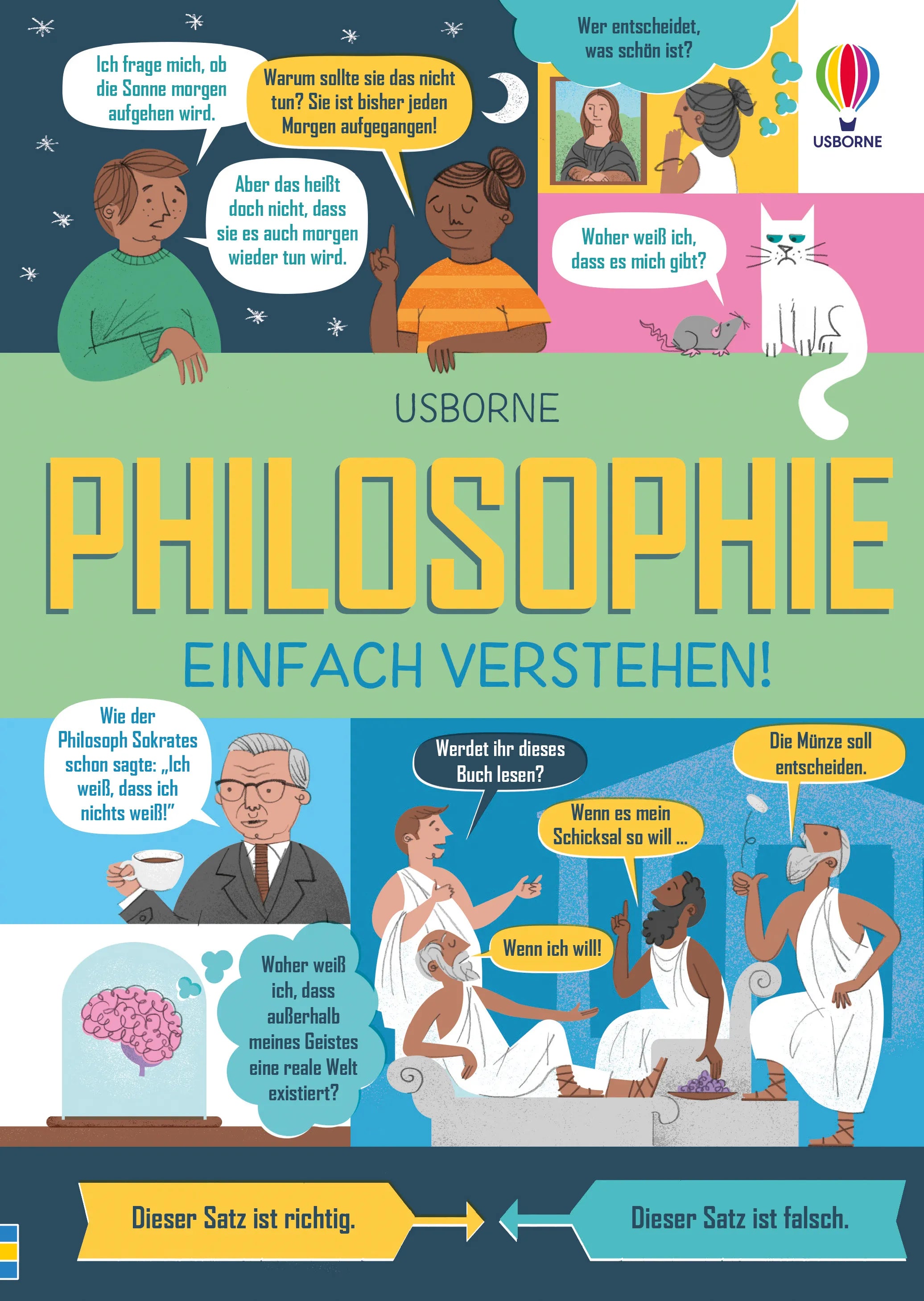 Buchcover von 'Philosophie – einfach verstehen!' - Gebundene Ausgabe von Minna Lacey
