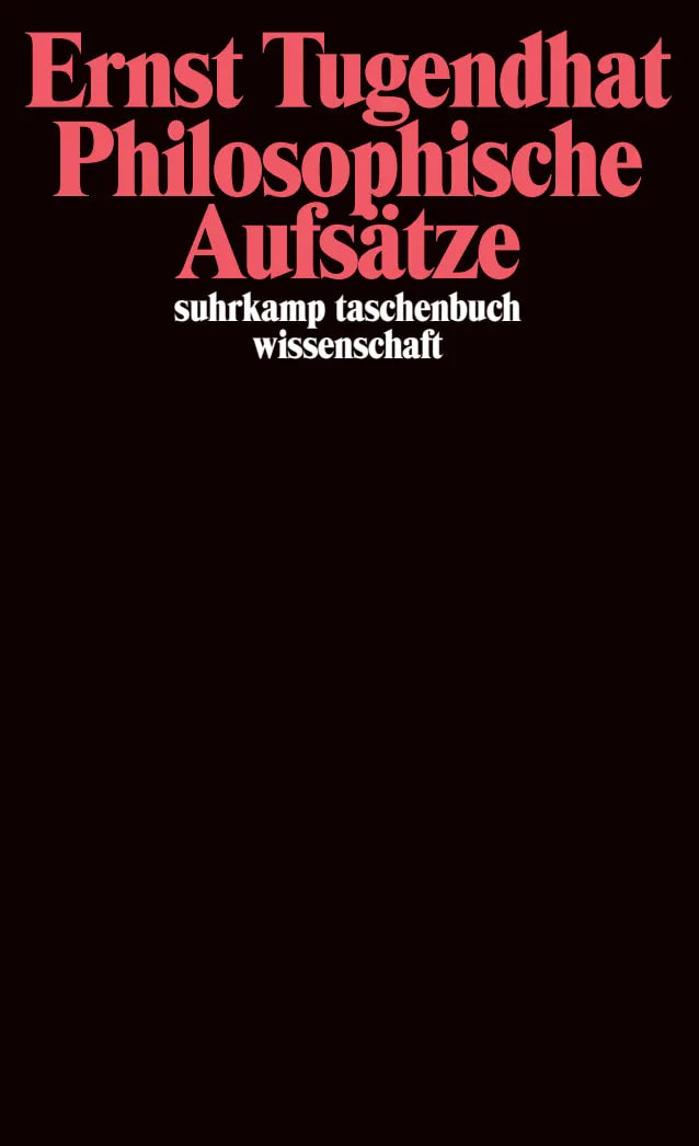 Buchcover von 'Philosophische Aufsätze' - Taschenbuch von Ernst Tugendhat