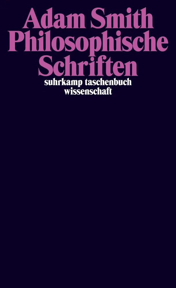 Cover: Philosophische Schriften (E-Book) von Adam Smith
