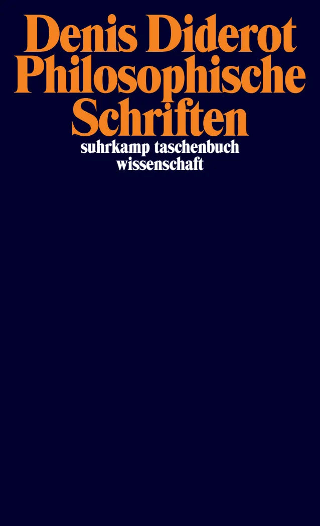 Buchcover von 'Philosophische Schriften' - Taschenbuch von Denis Diderot