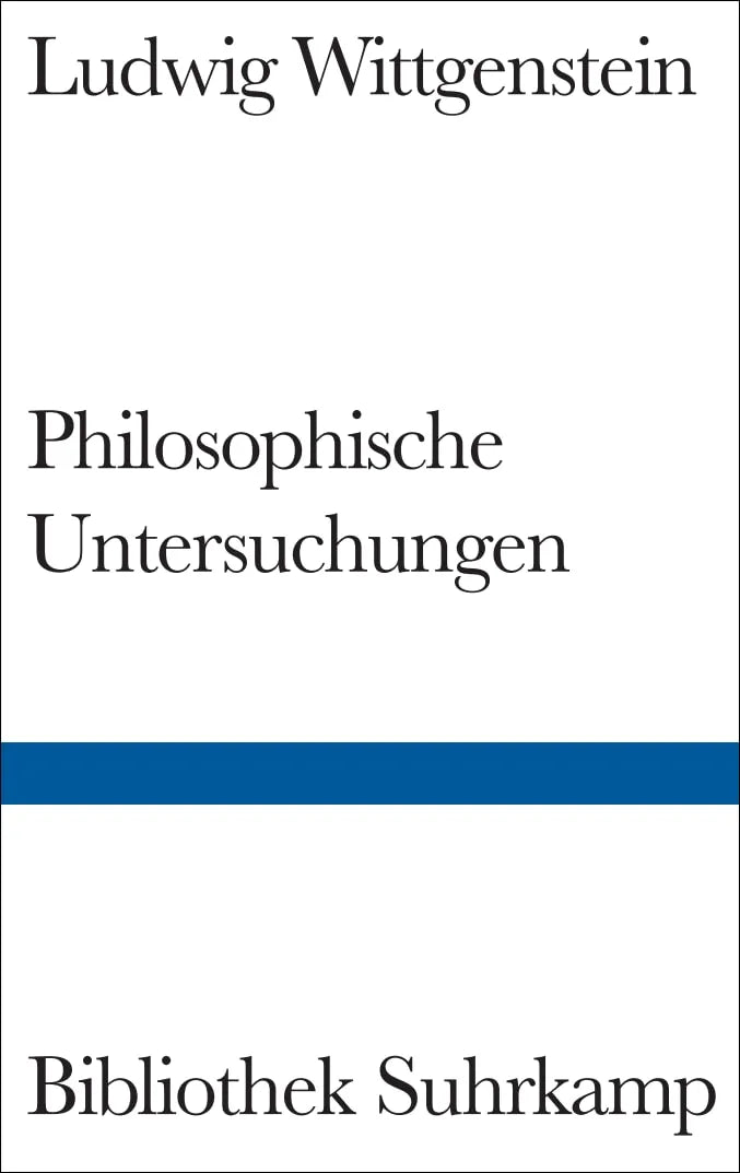 Buchcover von 'Philosophische Untersuchungen' - Gebundene Ausgabe von Ludwig Wittgenstein