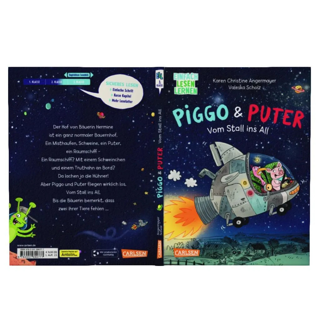 Abbildung von 'Piggo und Puter: Vom Stall ins All'