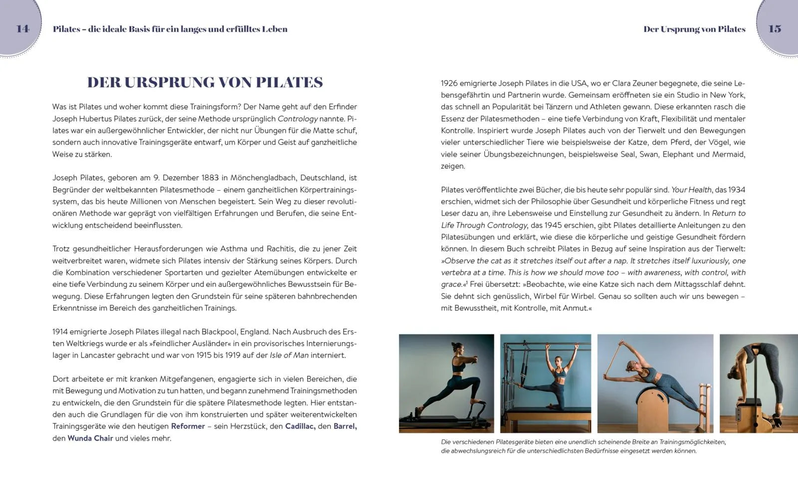 Innenansicht von 'Pilates' - Taschenbuch
