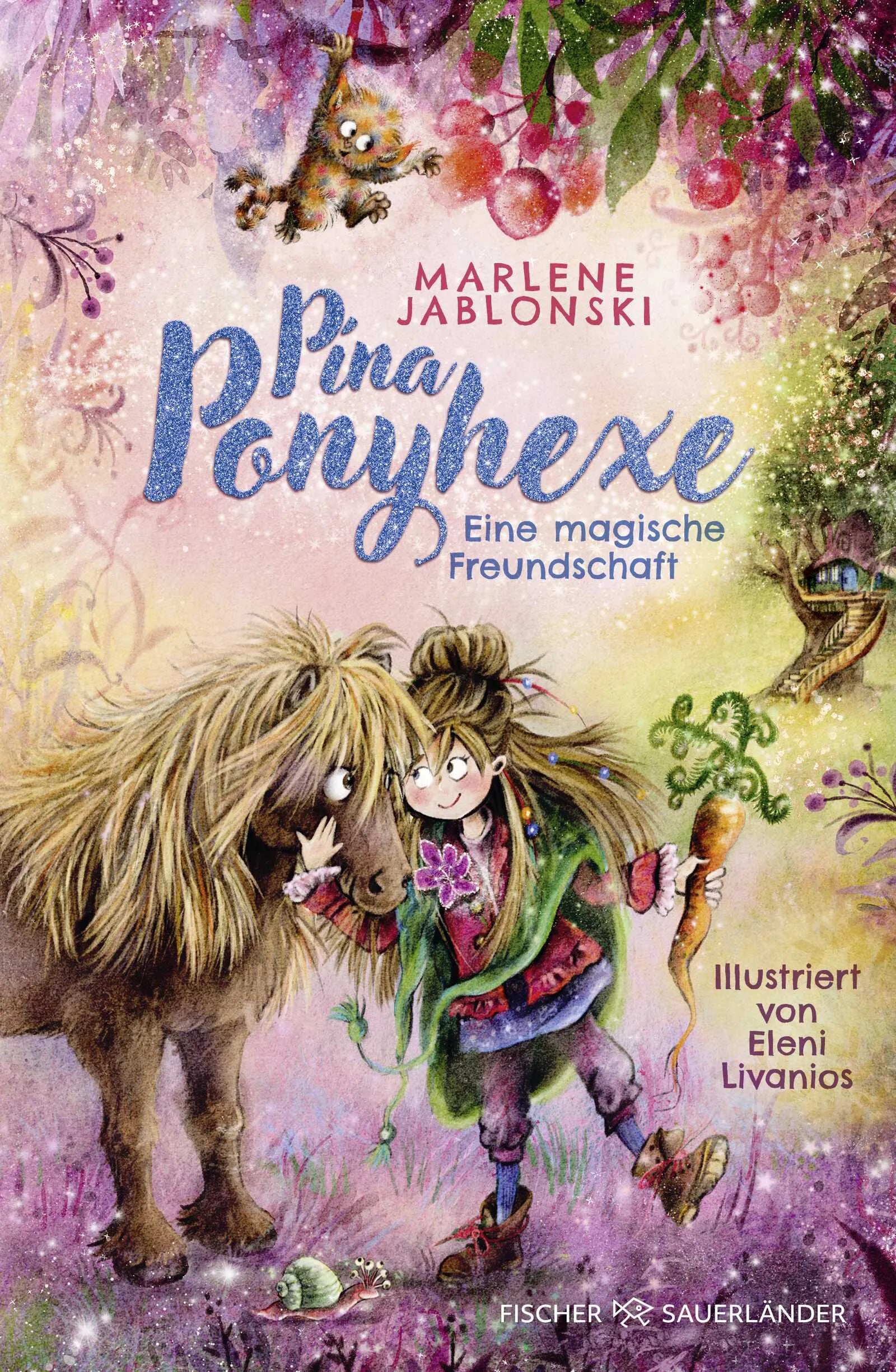 Buchcover von 'Pina Ponyhexe – Eine magische Freundschaft' - Gebundene Ausgabe von Marlene Jablonski