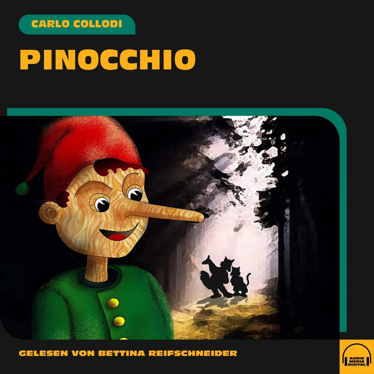Cover: Pinocchio (Hörbuch Download) von Carlo Collodi