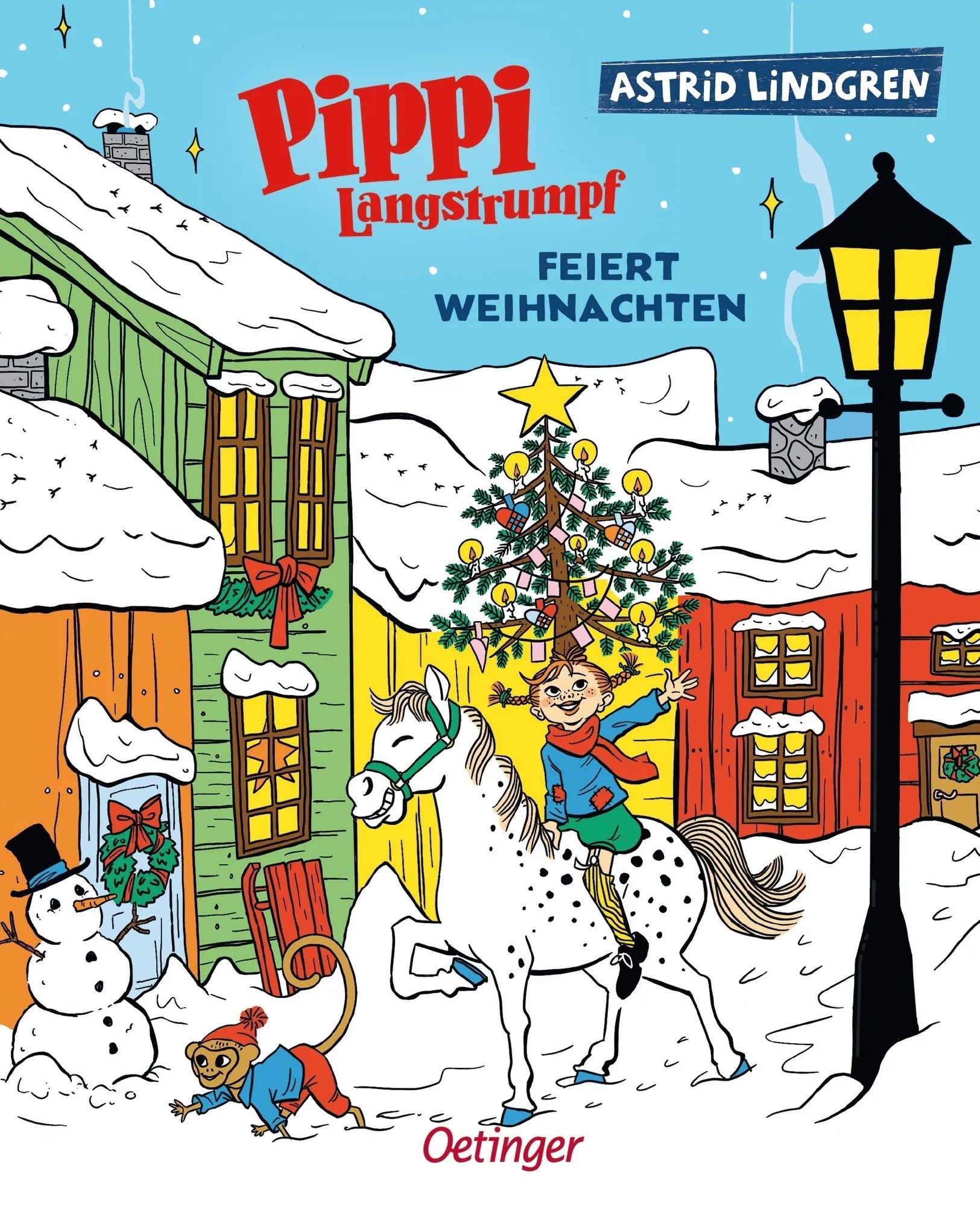 Buchcover von 'Pippi Langstrumpf feiert Weihnachten' - Gebundene Ausgabe von Astrid Lindgren