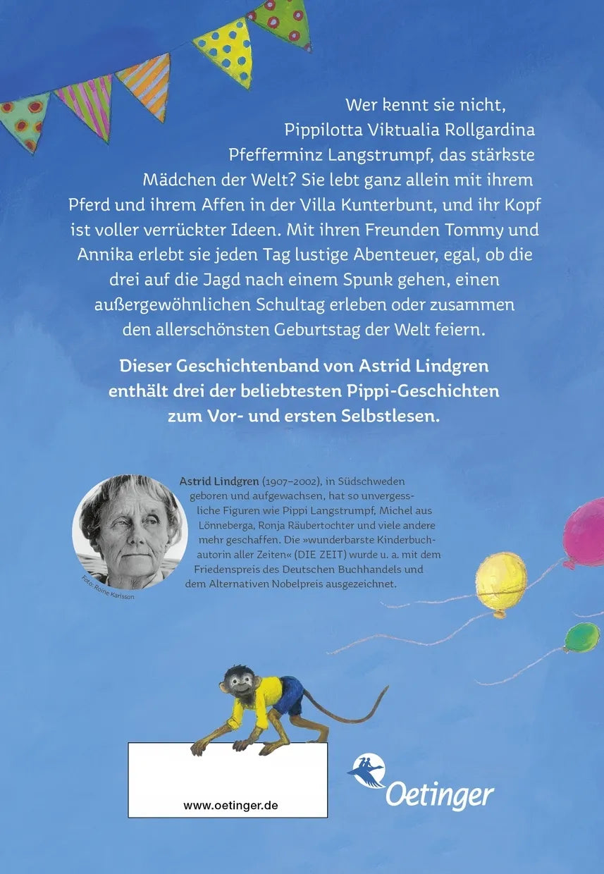 Rückseite: Pippi Langstrumpf. Kunterbunte Geschichten (Hardcover)