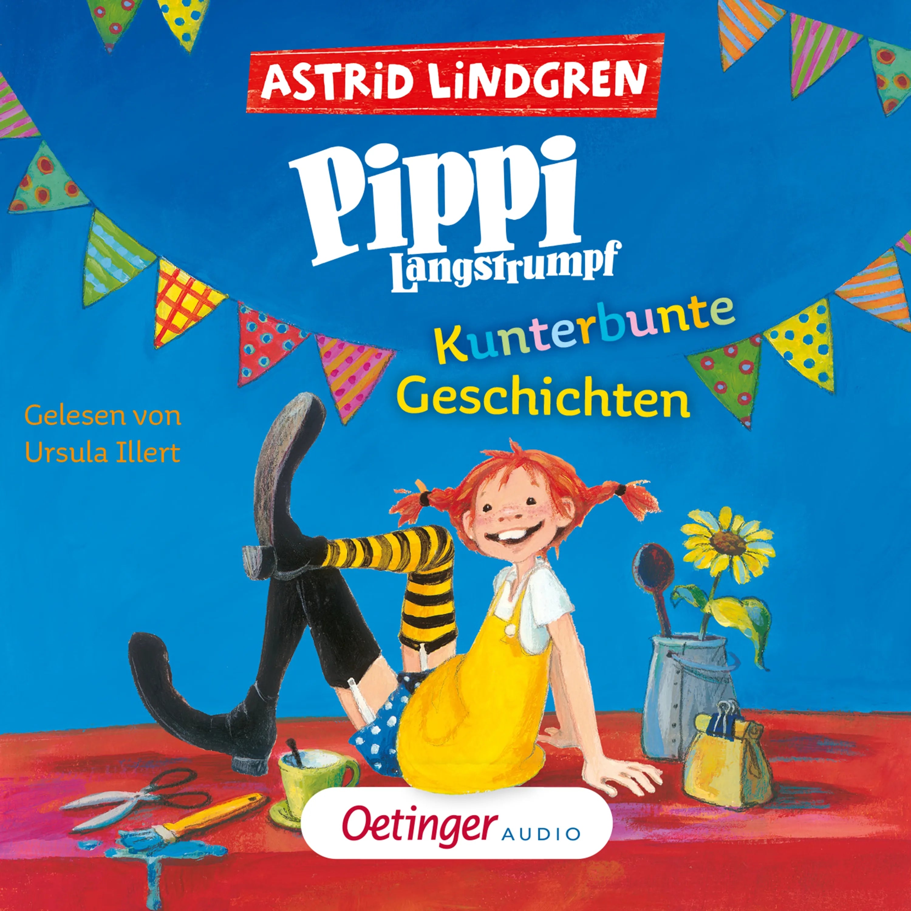 Cover: Pippi Langstrumpf. Kunterbunte Geschichten (Hörbuch Download) von Astrid Lindgren