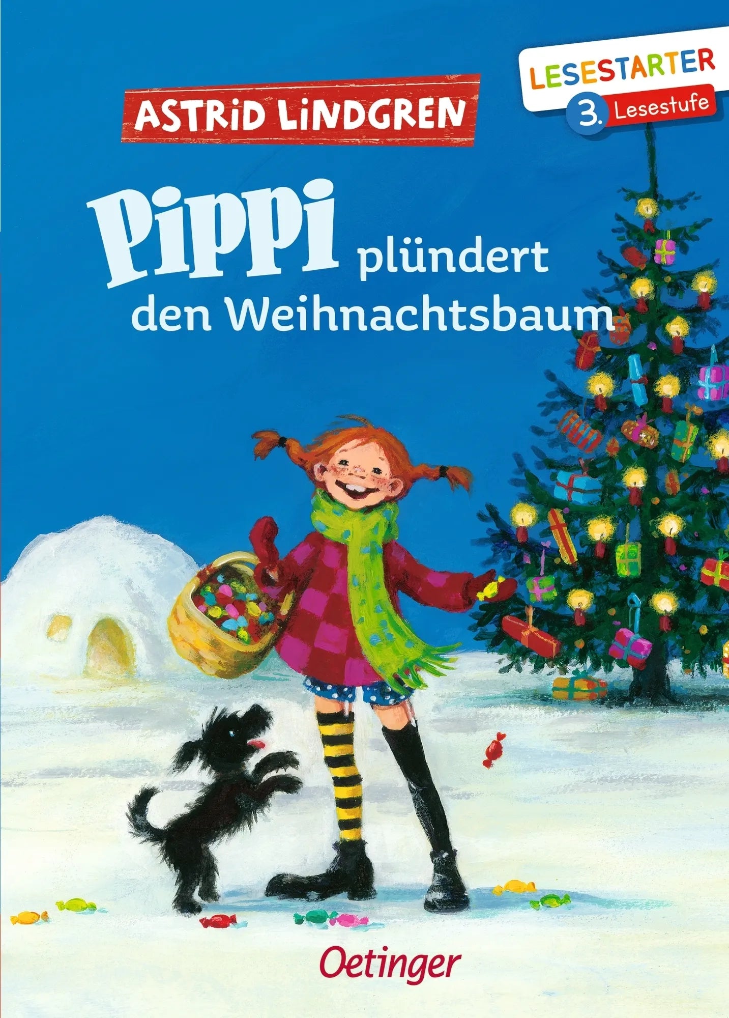 Buchcover von 'Pippi plündert den Weihnachtsbaum' - Gebundene Ausgabe von Astrid Lindgren