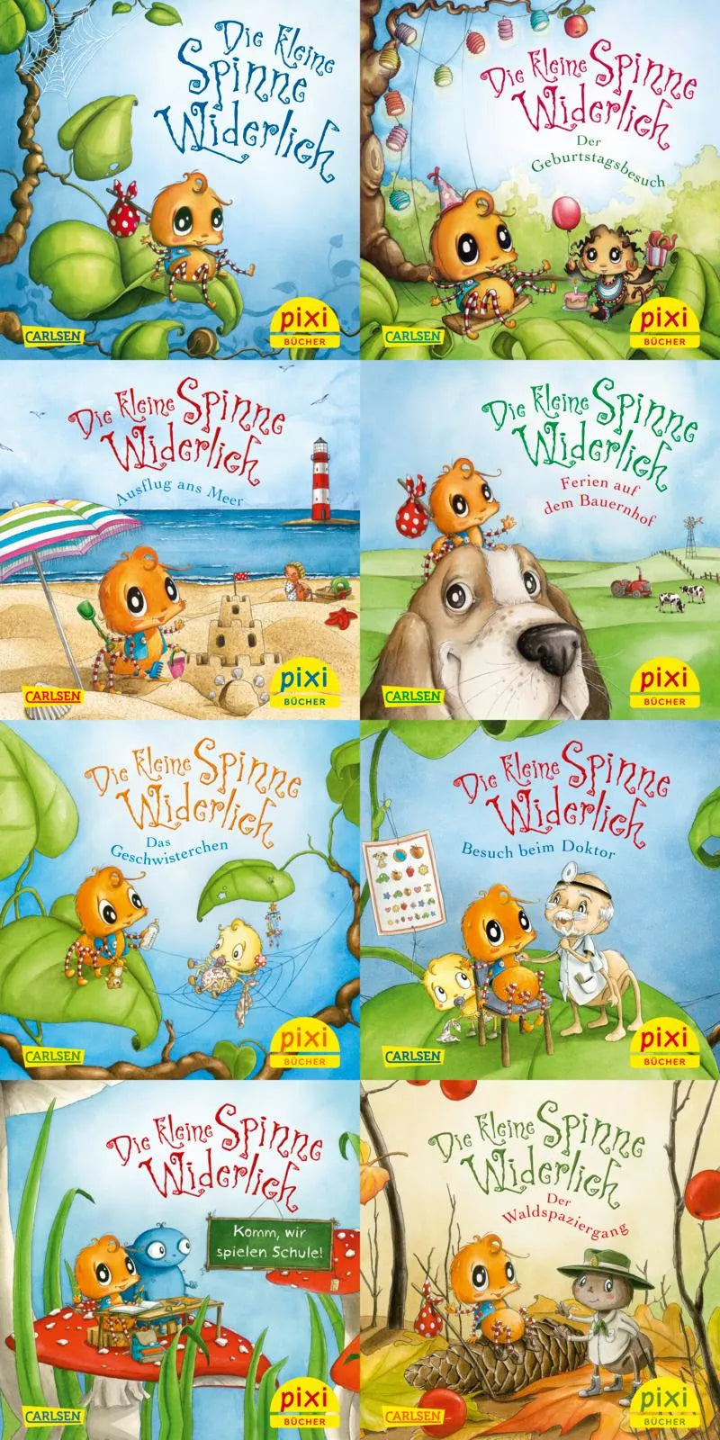 Cover: Pixi-8er-Set 313: Die kleine Spinne Widerlich (Buch) von Diana Amft