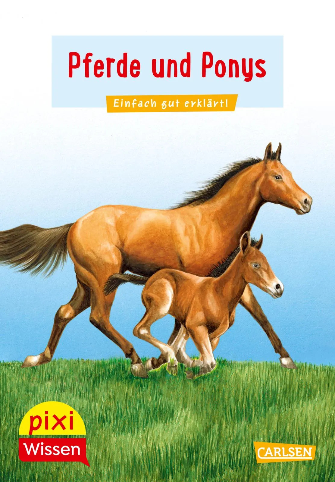 Buchcover von 'Pixi Wissen 1: Pferde und Ponys' - Taschenbuch von Hanna Sörensen