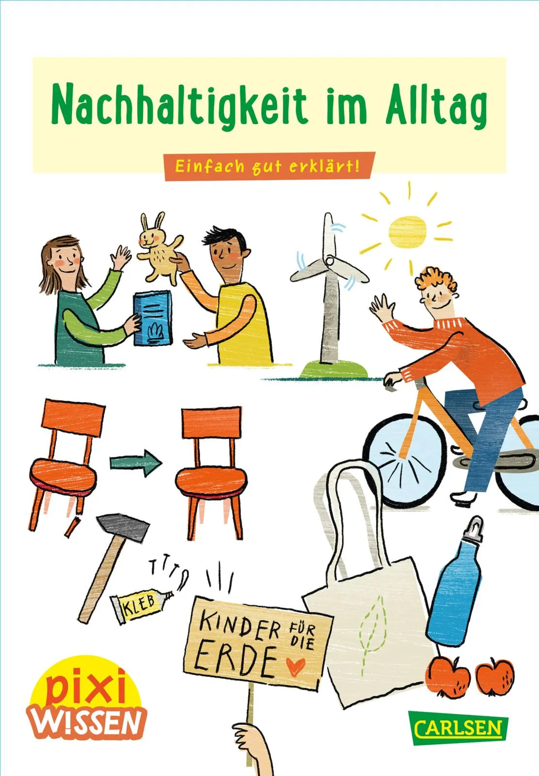 Buchcover von 'Pixi Wissen 112: Nachhaltigkeit im Alltag' - Taschenbuch von Eva Bade