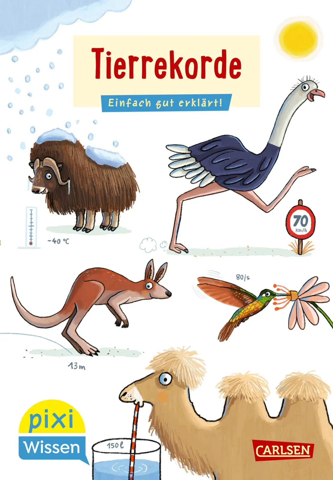 Buchcover von 'Pixi Wissen 116: Tierrekorde' - Taschenbuch von Bianca Borowski