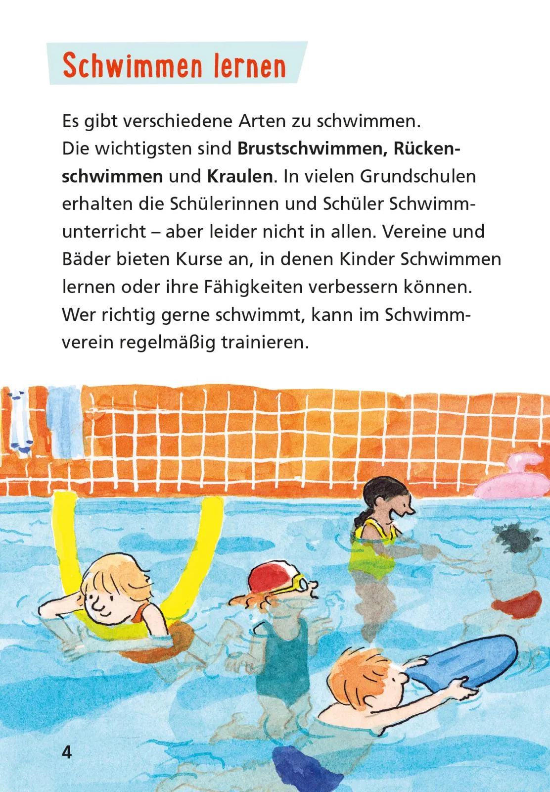 Produktansicht: Pixi Wissen 121: Schwimmen (Taschenbuch)