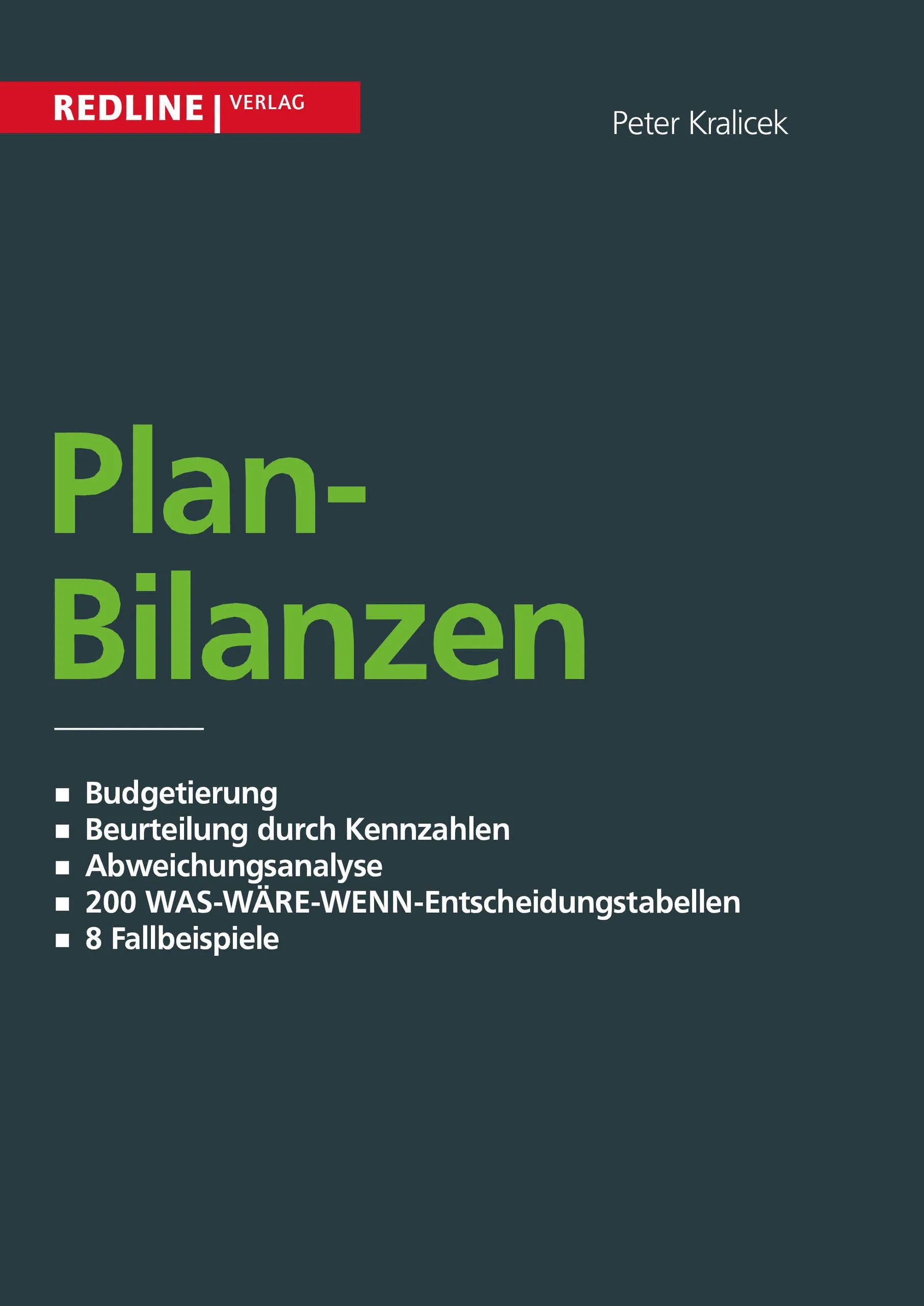 Buchcover von 'Planbilanzen' - Taschenbuch von Peter Kralicek