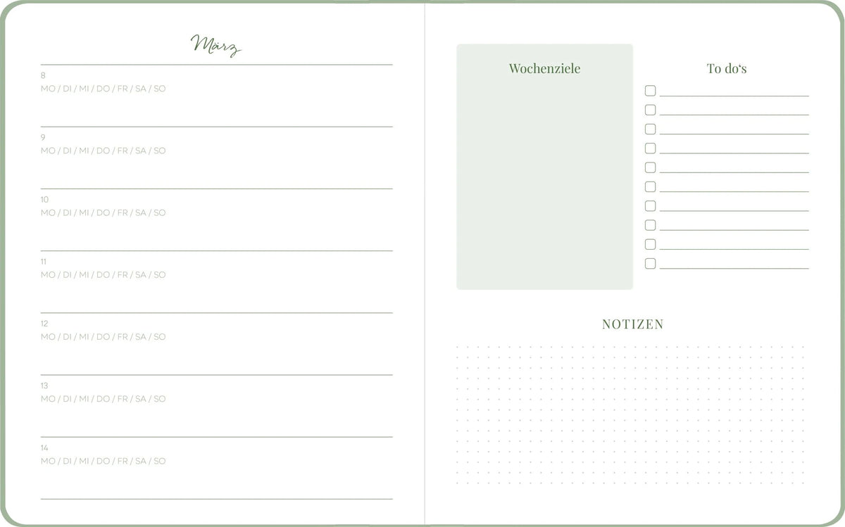 Planer - Dein Planer – Ansicht