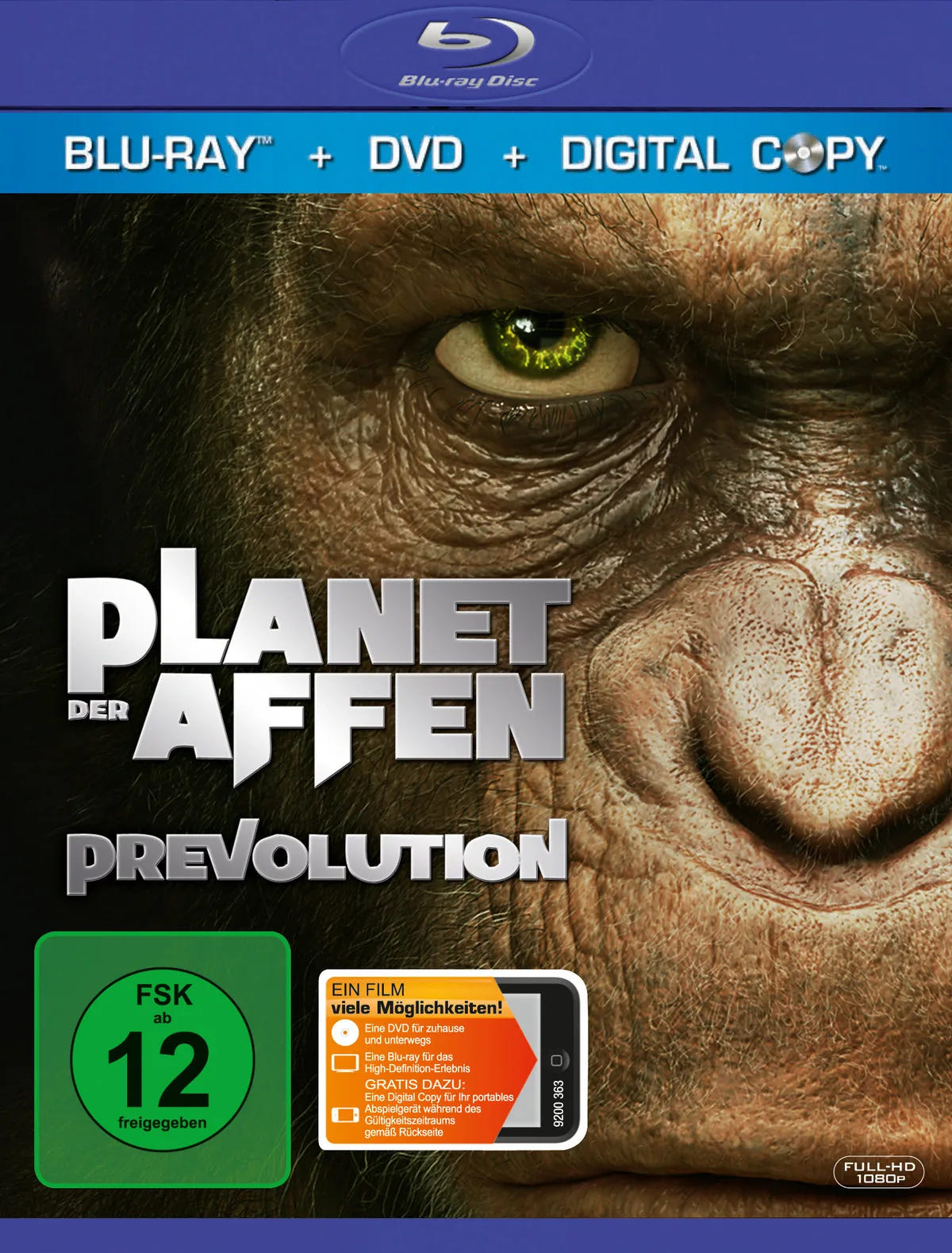Planet der Affen: Prevolution (+ DVD) - Blu-ray Disc