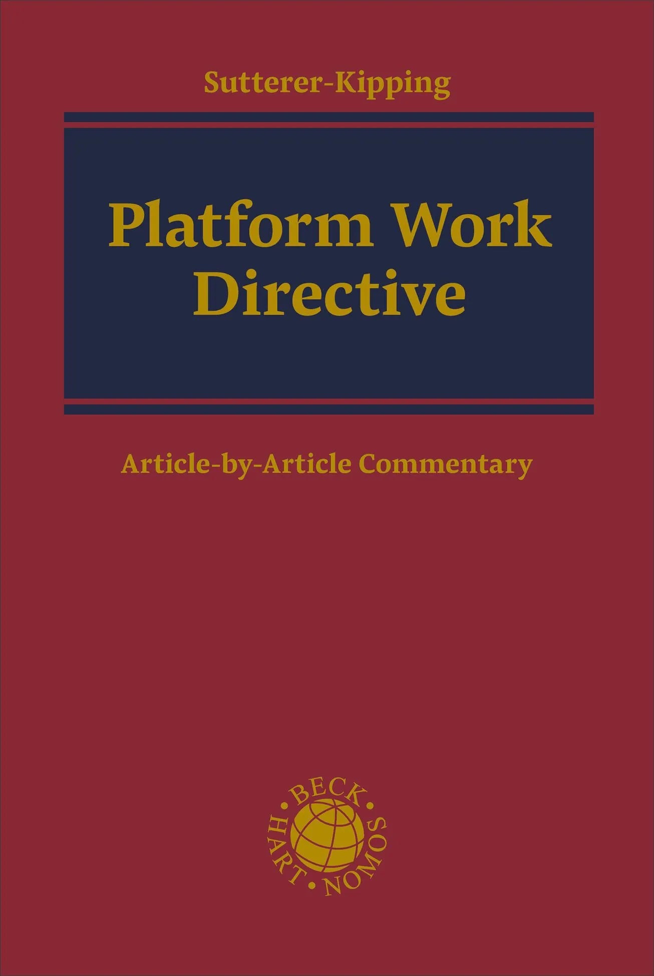 Cover: Platform Work Directive (Hardcover) von Amélie Sutterer-Kipping