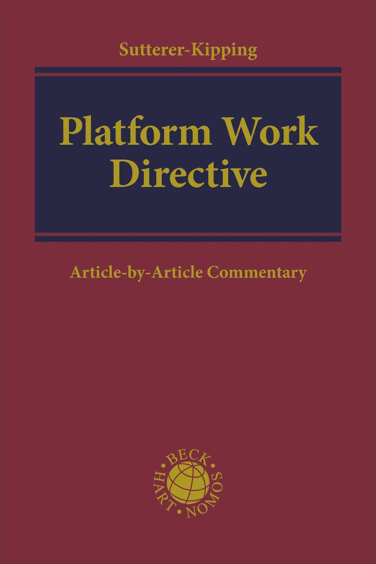 Buchcover von 'Platform Work Directive' - Gebundene Ausgabe von Amélie Sutterer-Kipping