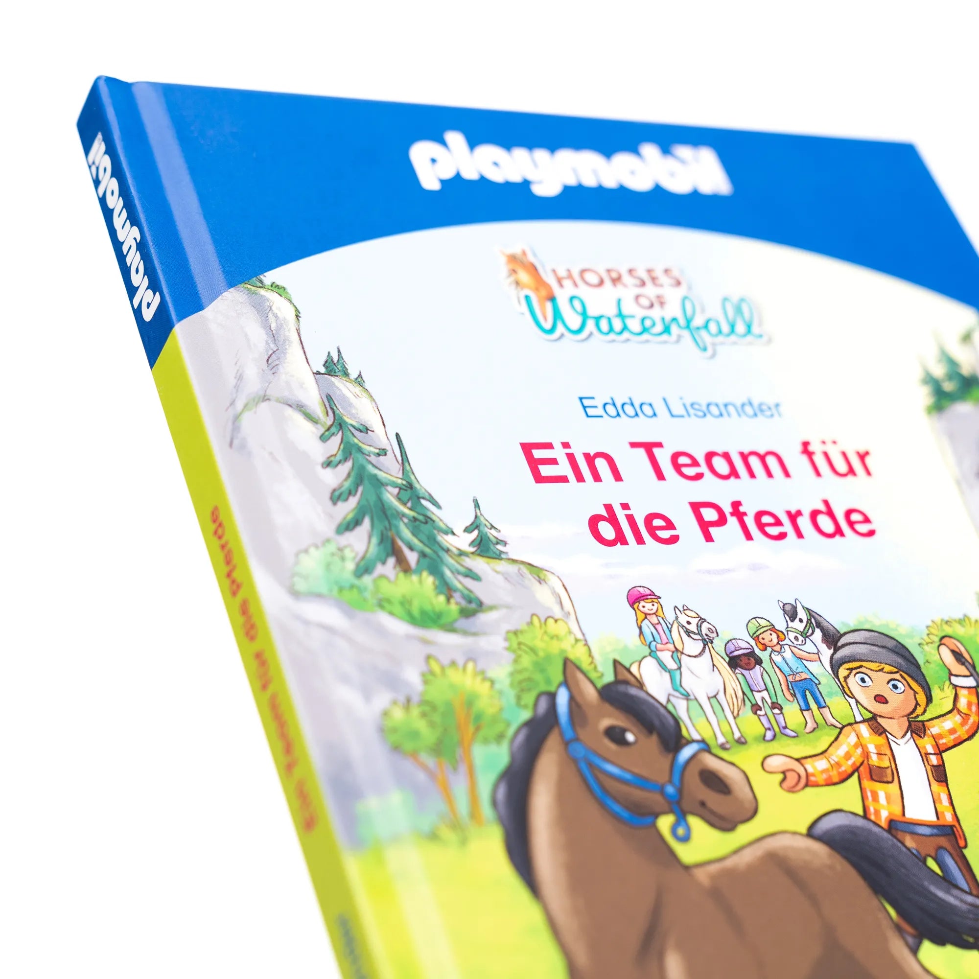 Detailansicht: PLAYMOBIL Horses of Waterfall. Ein Team für die Pferde (Hardcover)
