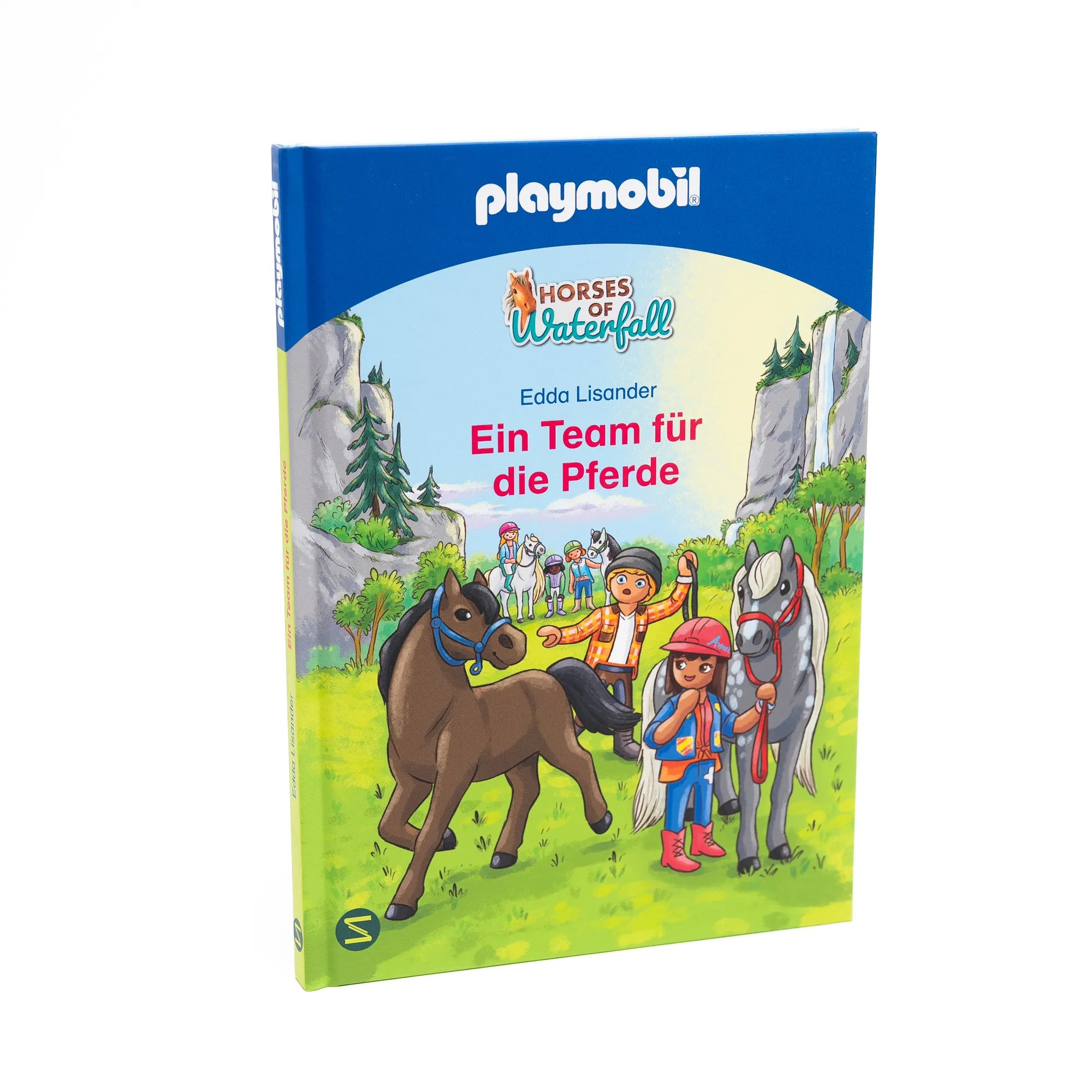 Detailansicht: PLAYMOBIL Horses of Waterfall. Ein Team für die Pferde (Hardcover)