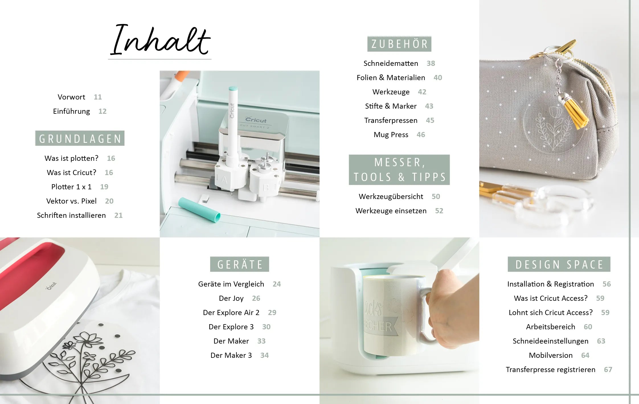 Innenansicht von 'Plotten leicht gemacht mit Cricut' - Gebundene Ausgabe