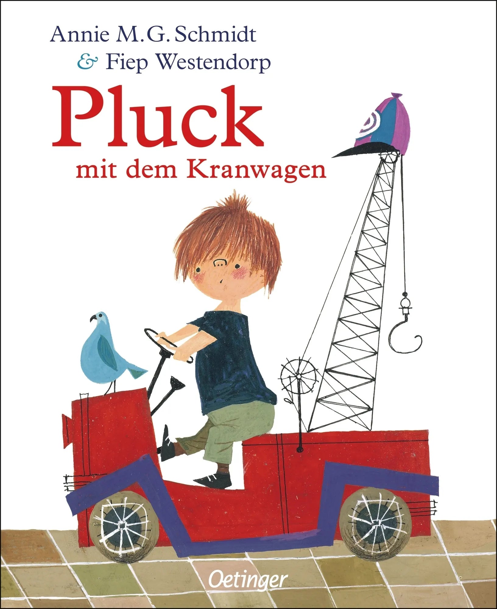 Buchcover von 'Pluck mit dem Kranwagen' - Gebundene Ausgabe von Annie M. G. Schmidt