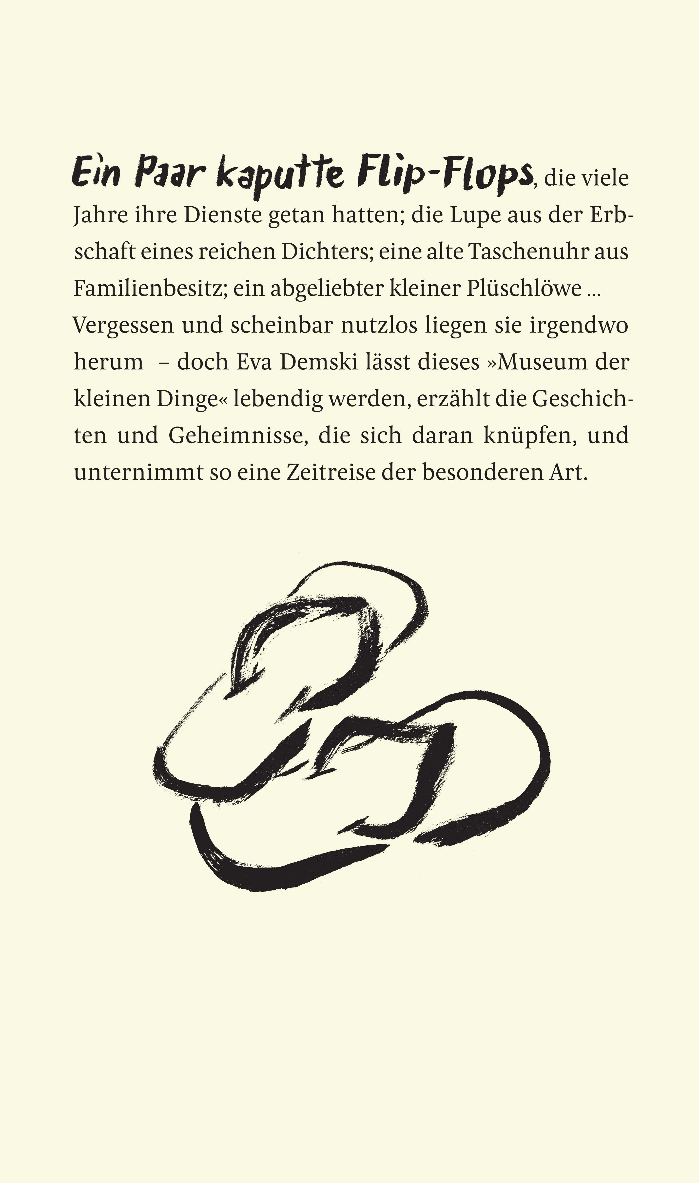 Buchrückseite von 'Plunderkammer' mit Klappentext - Gebundene Ausgabe