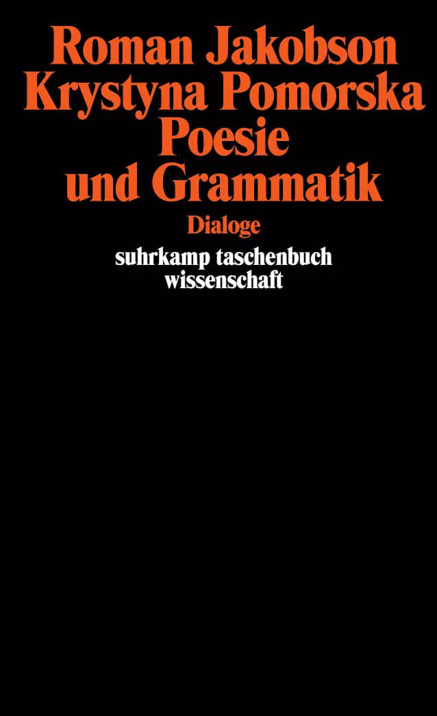 Buchcover von 'Poesie und Grammatik' - Taschenbuch von Roman Jakobson