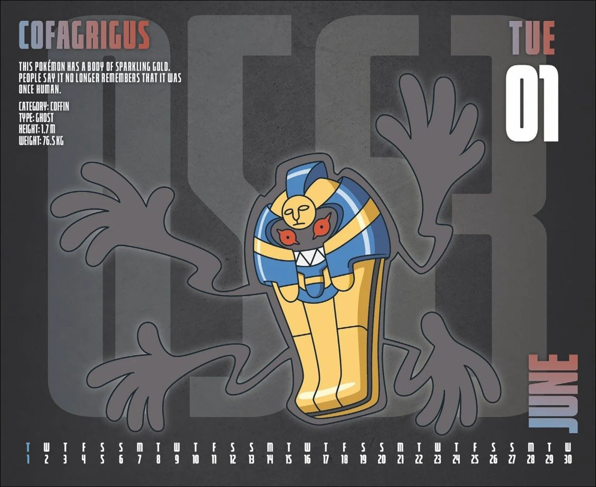 Pokémon Tagesabreißkalender 2027 – Ansicht
