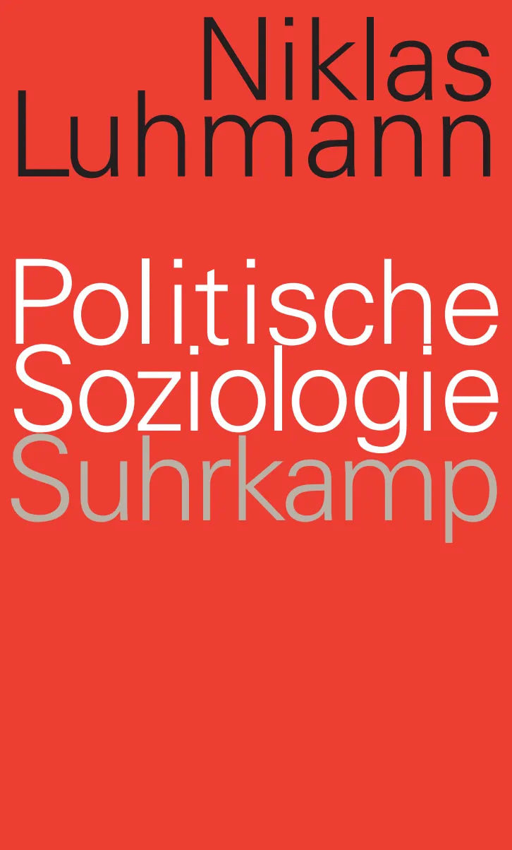 Buchcover von 'Politische Soziologie' - Gebundene Ausgabe von Niklas Luhmann
