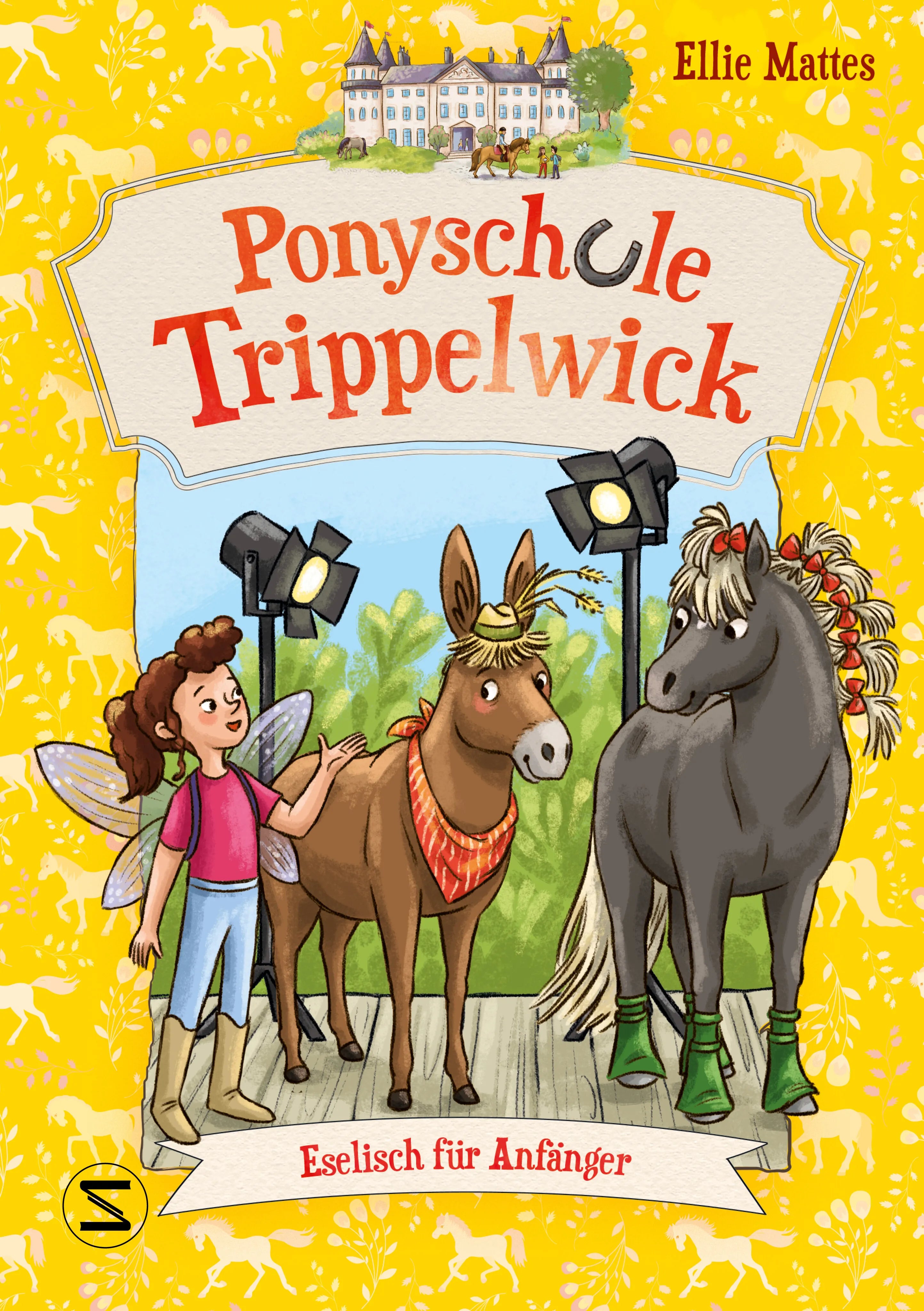 Buchcover von 'Ponyschule Trippelwick – Eselisch für Anfänger' - Taschenbuch von Ellie Mattes