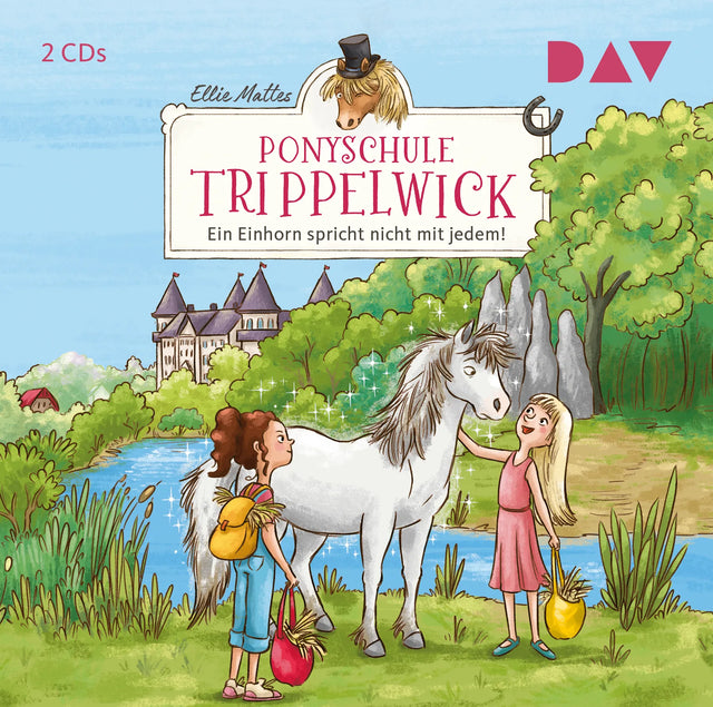 Buchcover von 'Ponyschule Trippelwick – Teil 2: Ein Einhorn spricht nicht mit jedem!' - Hörbuch (CD) von Ellie Mattes