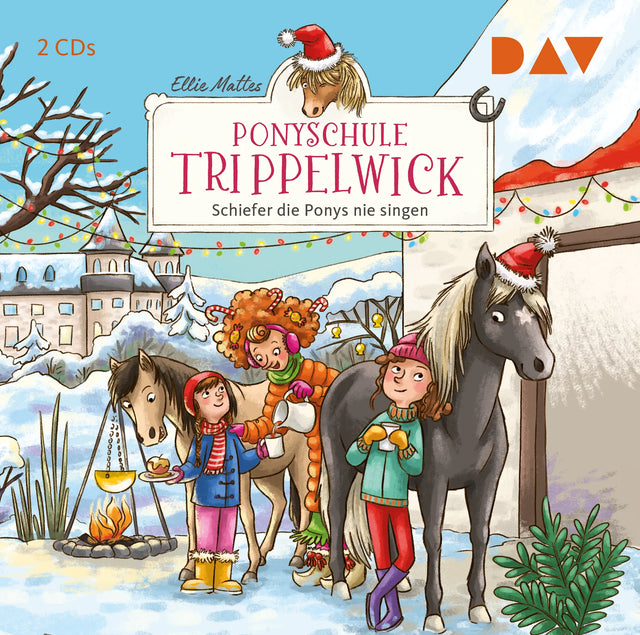 Buchcover von 'Ponyschule Trippelwick – Teil 3: Schiefer die Ponys nie singen' - Hörbuch (CD) von Ellie Mattes