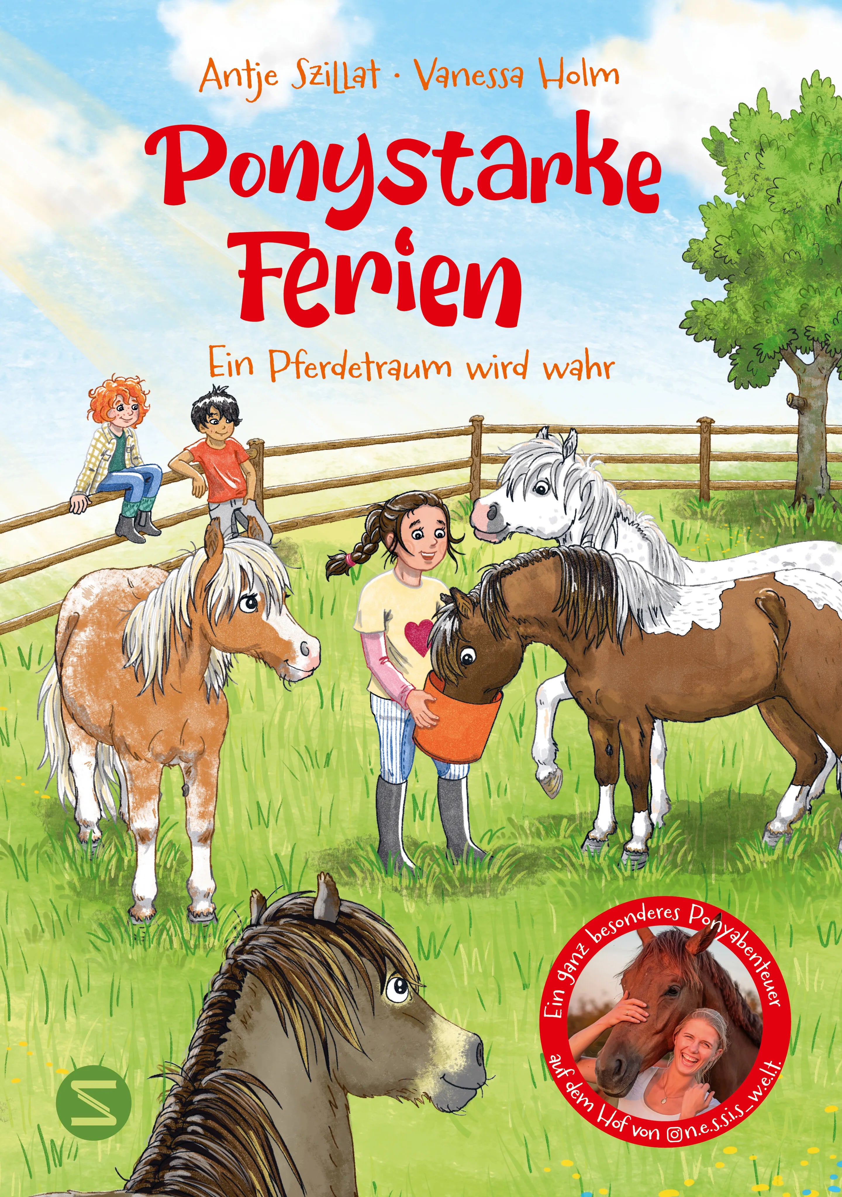 Buchcover von 'Ponystarke Ferien. Ein Pferdetraum wird wahr' - Gebundene Ausgabe von Antje Szillat