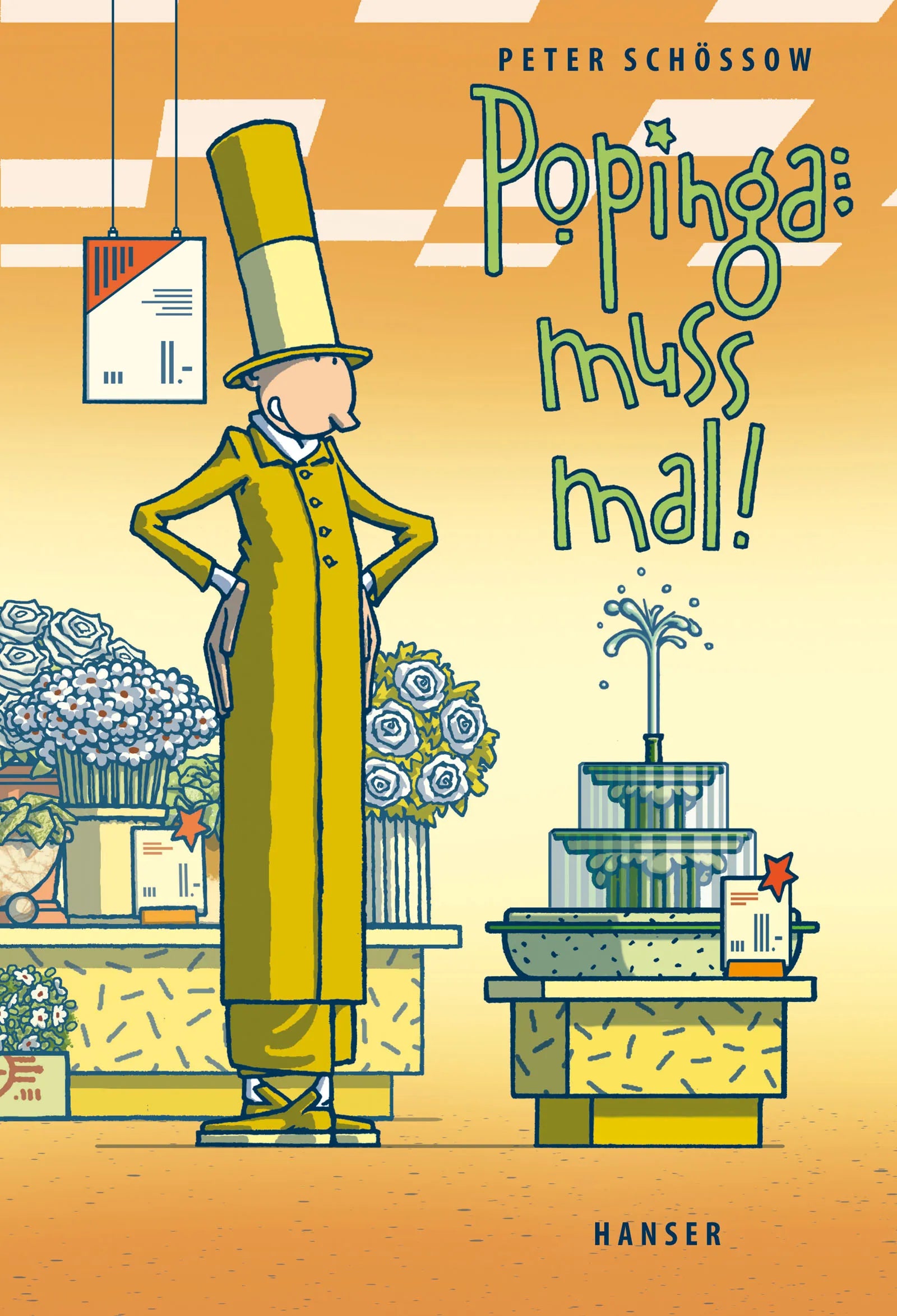 Buchcover von 'Popinga muss mal!' - Gebundene Ausgabe von Peter Schössow
