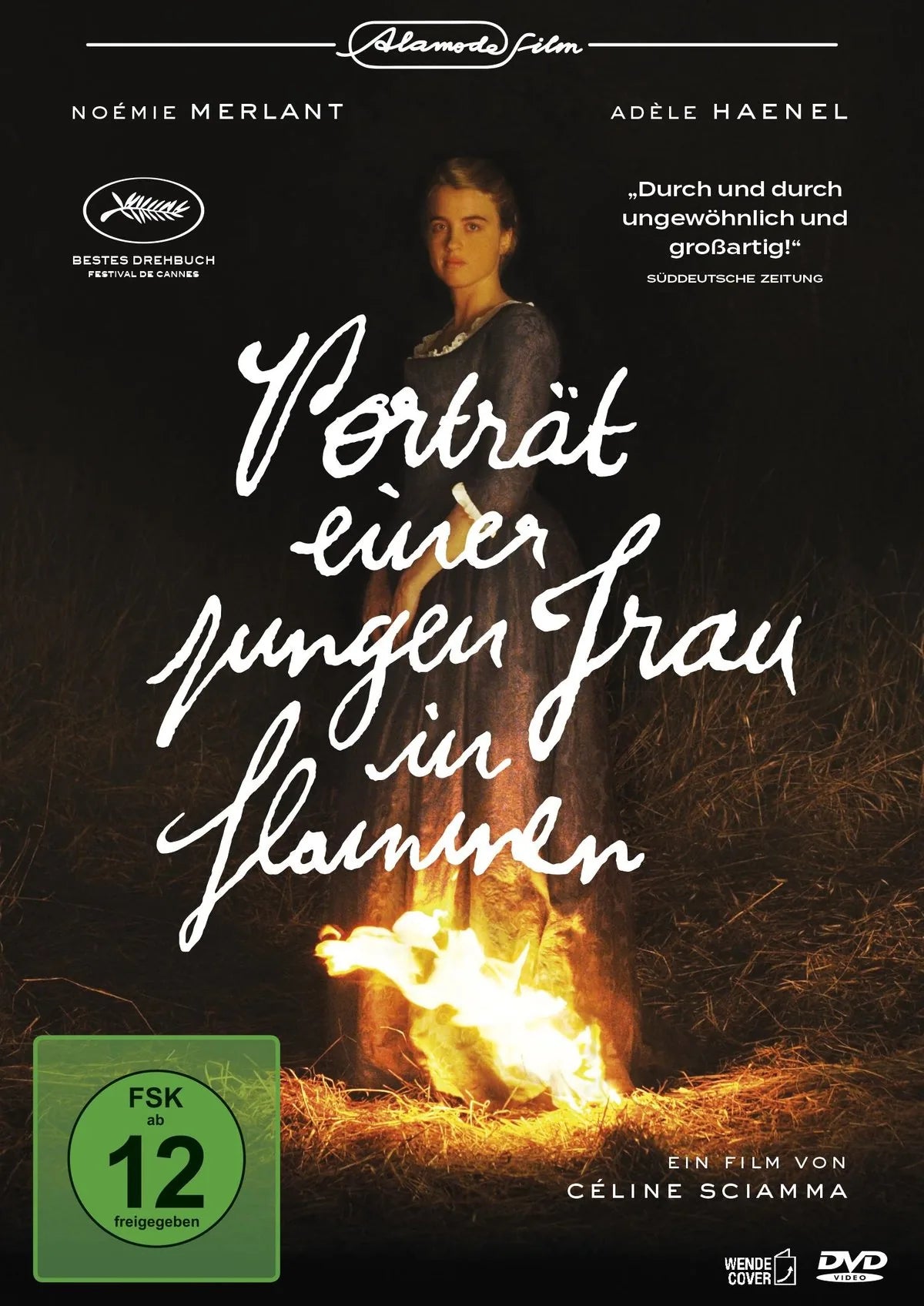 Porträt einer jungen Frau in Flammen - DVD