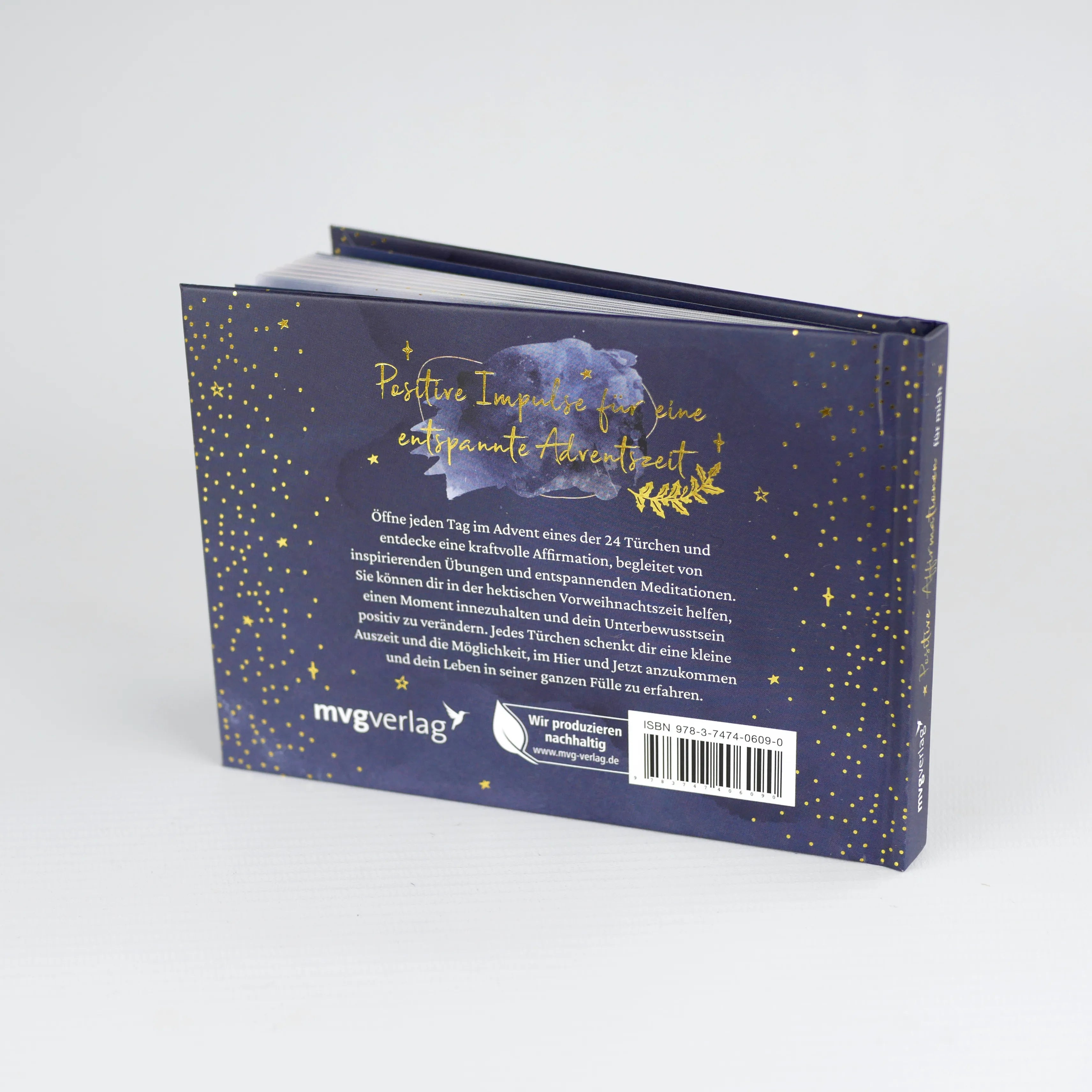 Innenansicht von 'Positive Affirmationen für mich – Der Adventskalender' - Gebundene Ausgabe