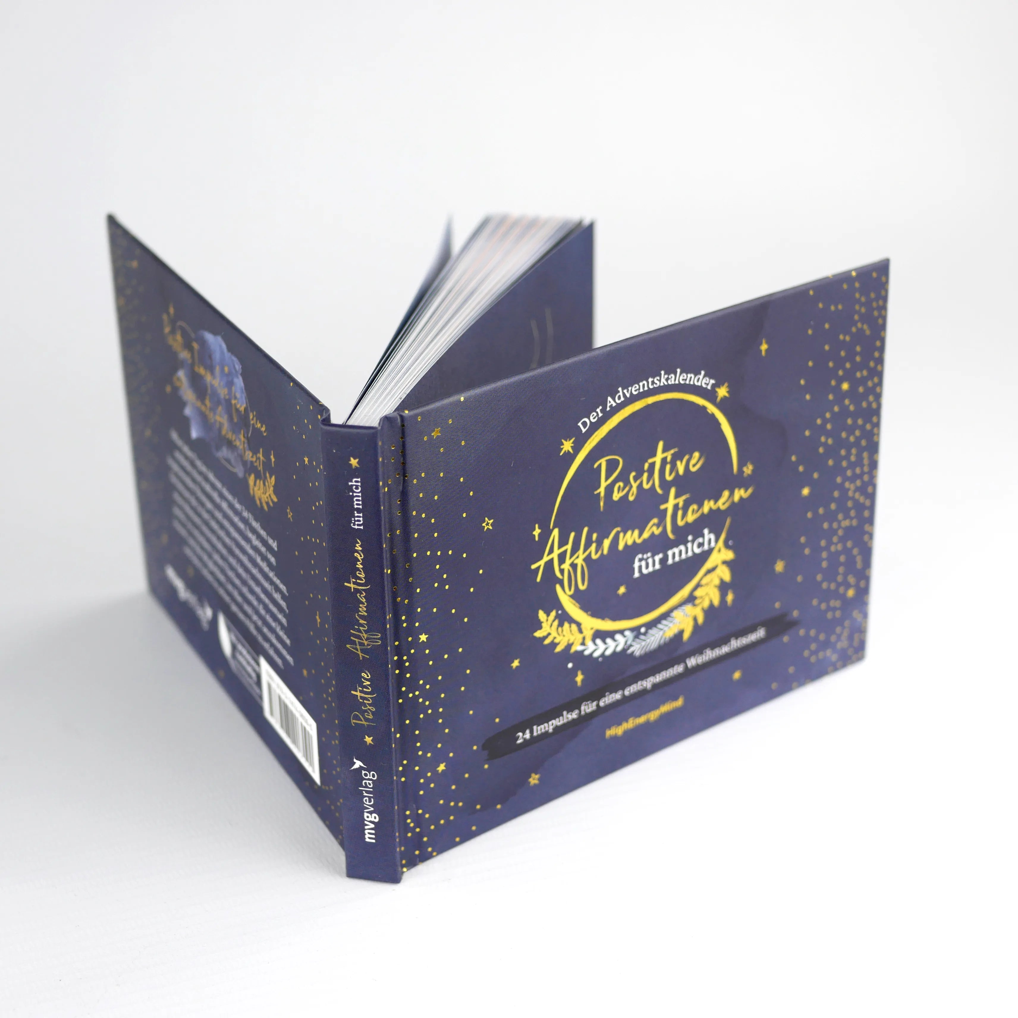 Innenansicht von 'Positive Affirmationen für mich – Der Adventskalender' - Gebundene Ausgabe