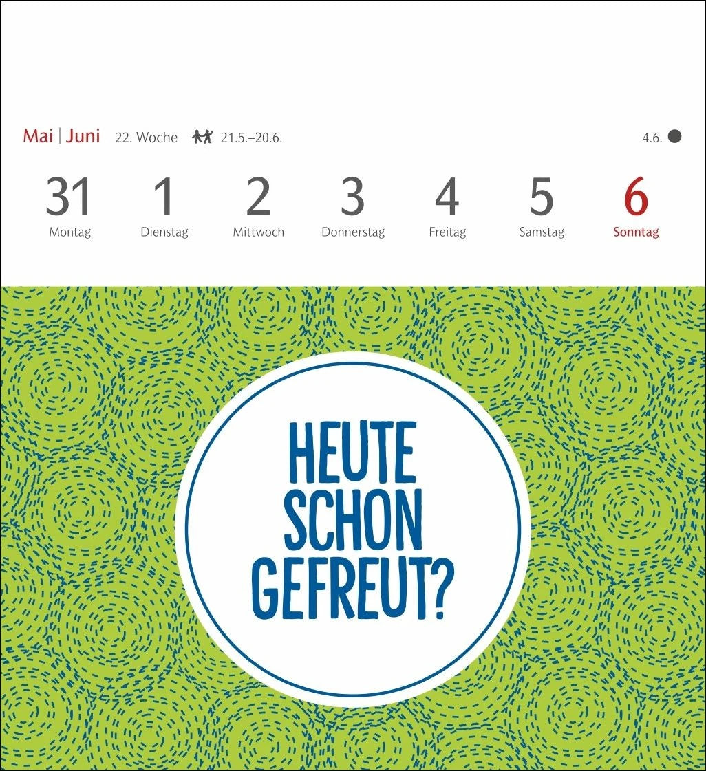 Positive-Sprüche-Kalender Postkartenkalender 2027 - mit 53 Postkarten – Ansicht