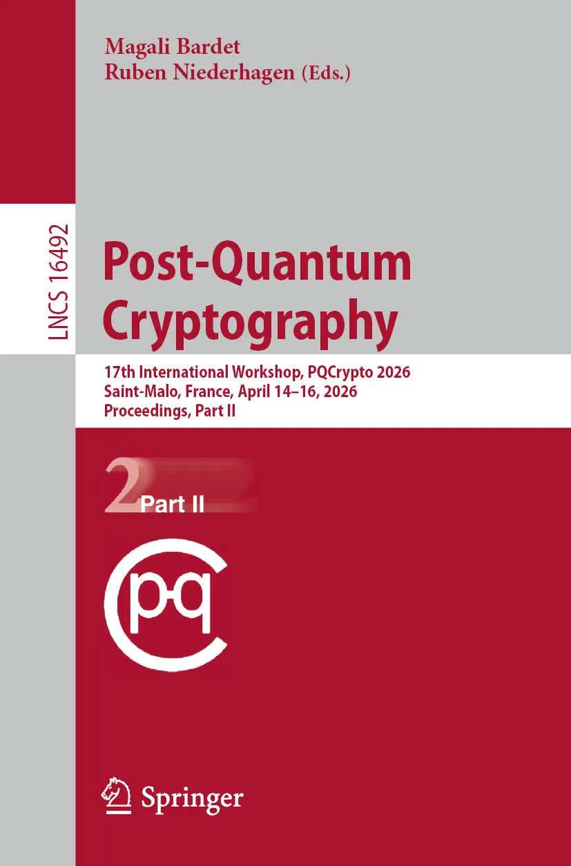 Cover: Post-Quantum Cryptography (E-Book)