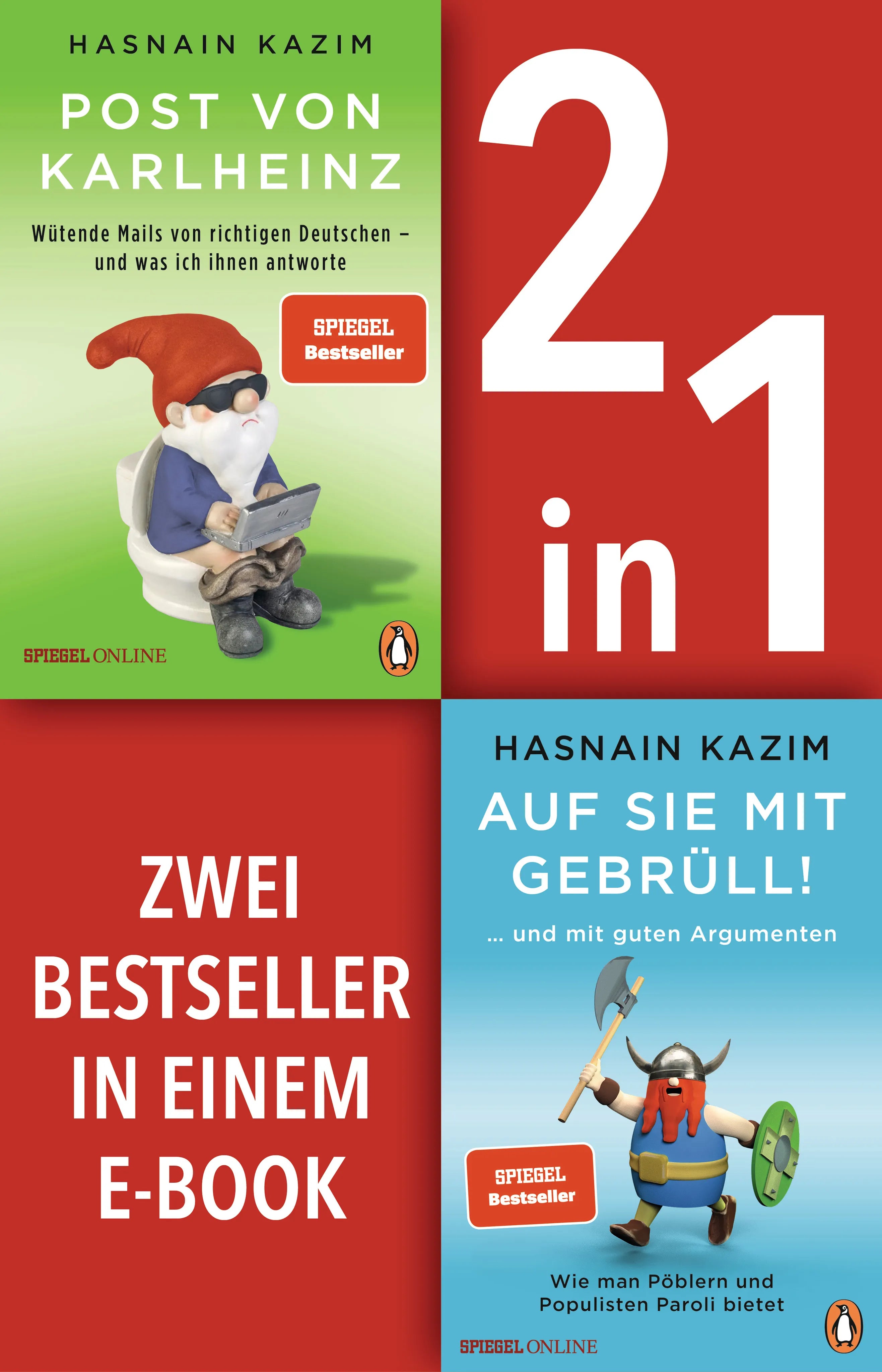 Cover: Post von Karlheinz & Auf sie mit Gebrüll! (E-Book) von Hasnain Kazim