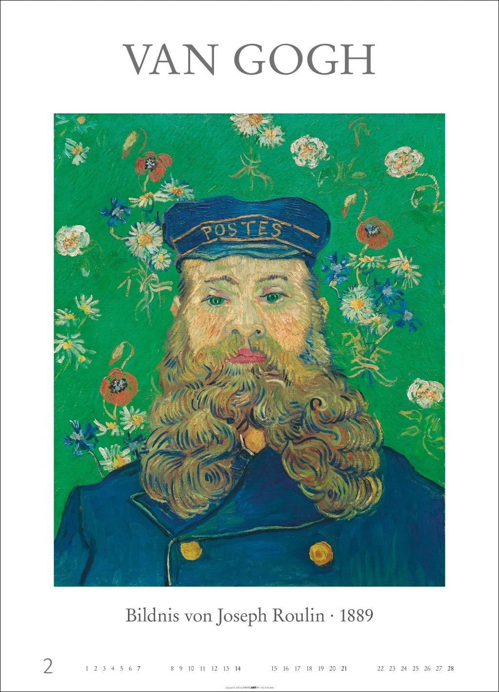 Poster Art Kalender 2027 - Monet Van Gogh Matisse Klee – Ansicht