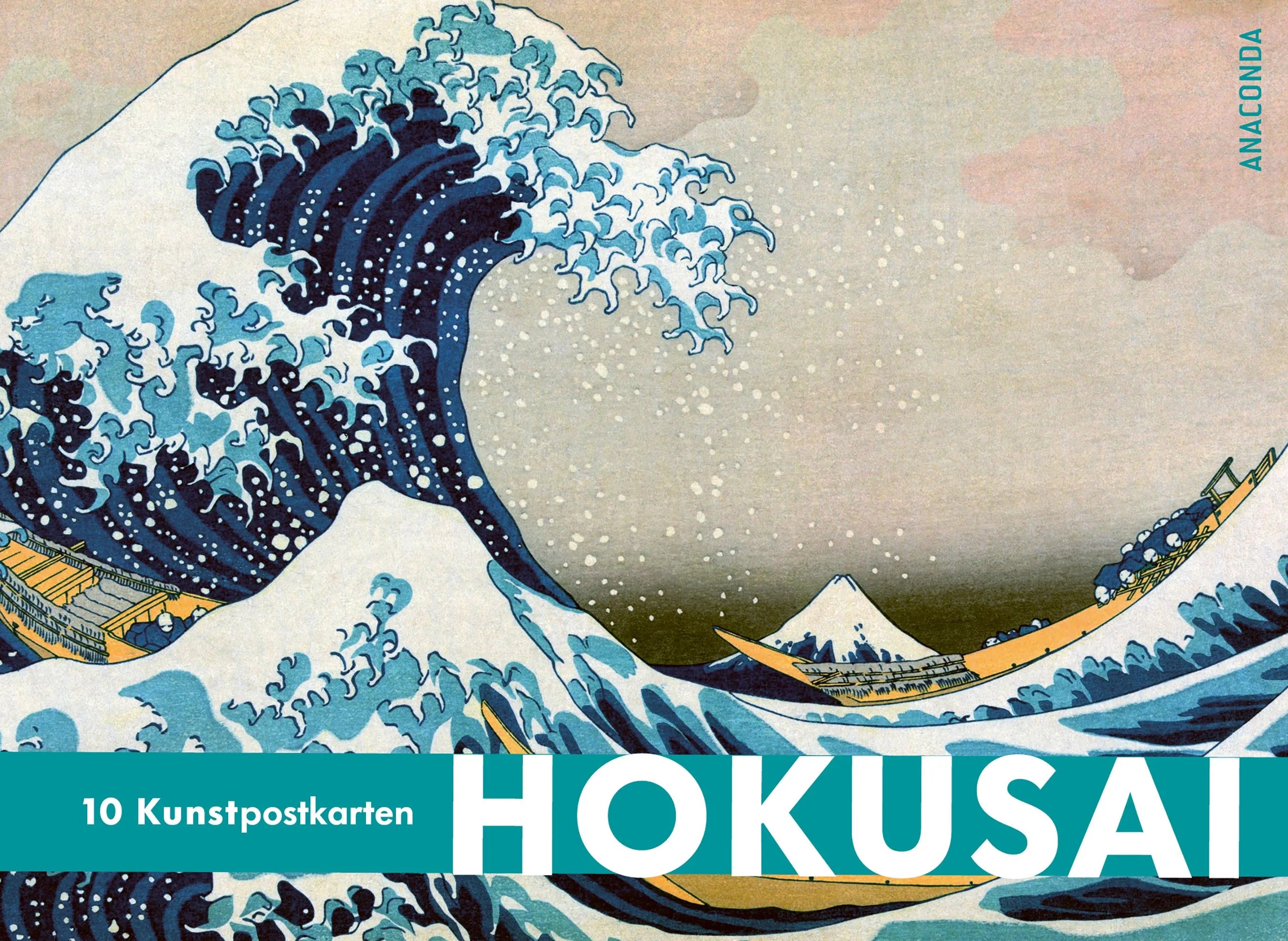 Cover: Postkarten Großformat Hokusai (Taschenbuch)